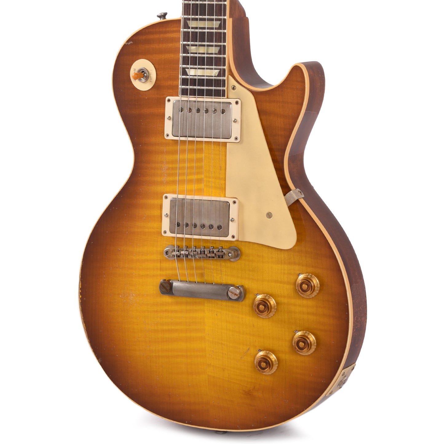 Gibson Custom Shop Murphy Lab 1959 Les Paul Standard Reissue Golden Poppy Burst Heavy Aged Electric Guitars / Solid Body