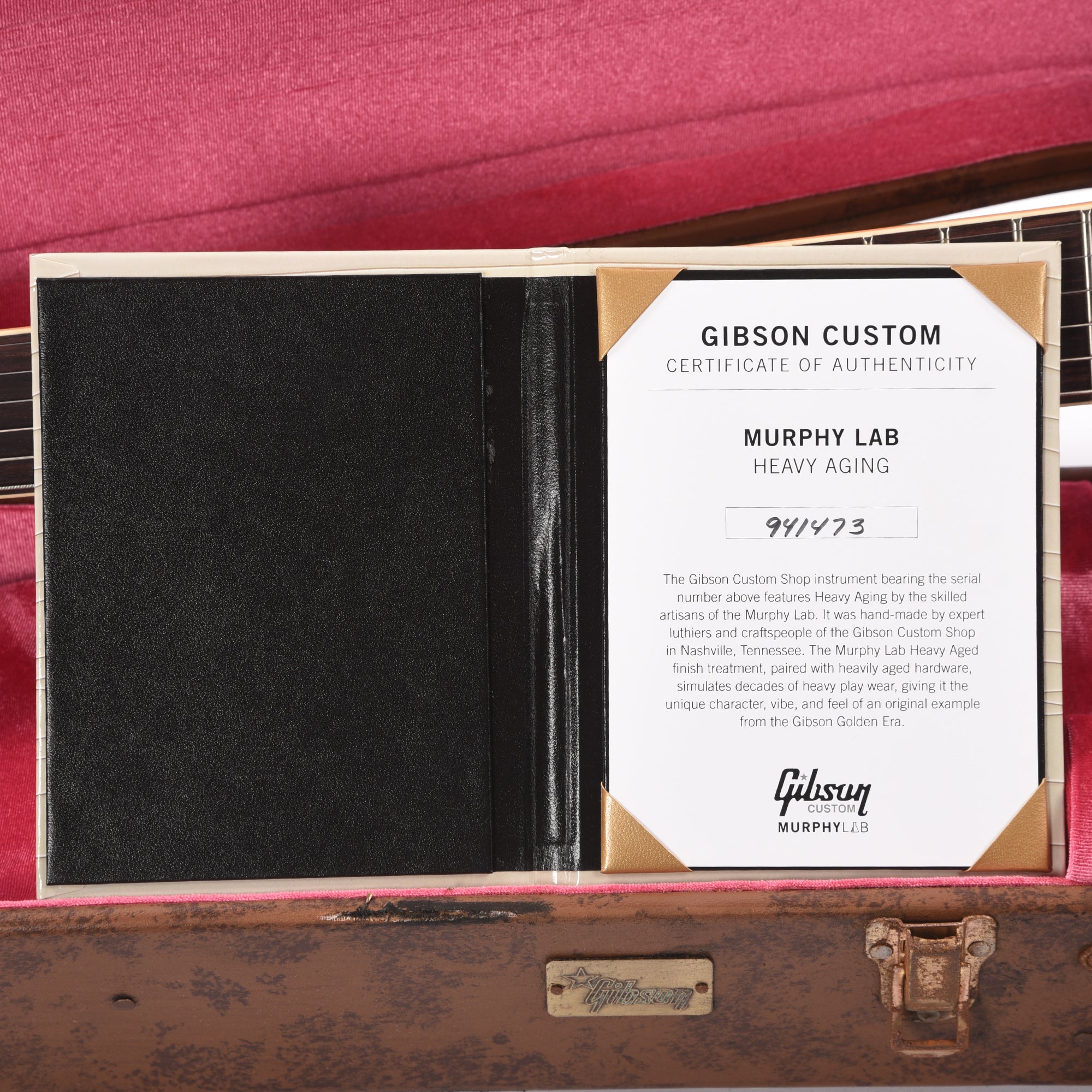 Gibson Custom Shop Murphy Lab 1959 Les Paul Standard Reissue Golden Poppy Burst Heavy Aged Electric Guitars / Solid Body