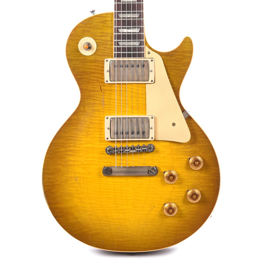 Gibson Custom Shop Murphy Lab 1959 Les Paul Standard Reissue Green Lemon Fade Heavy Aged Electric Guitars / Solid Body