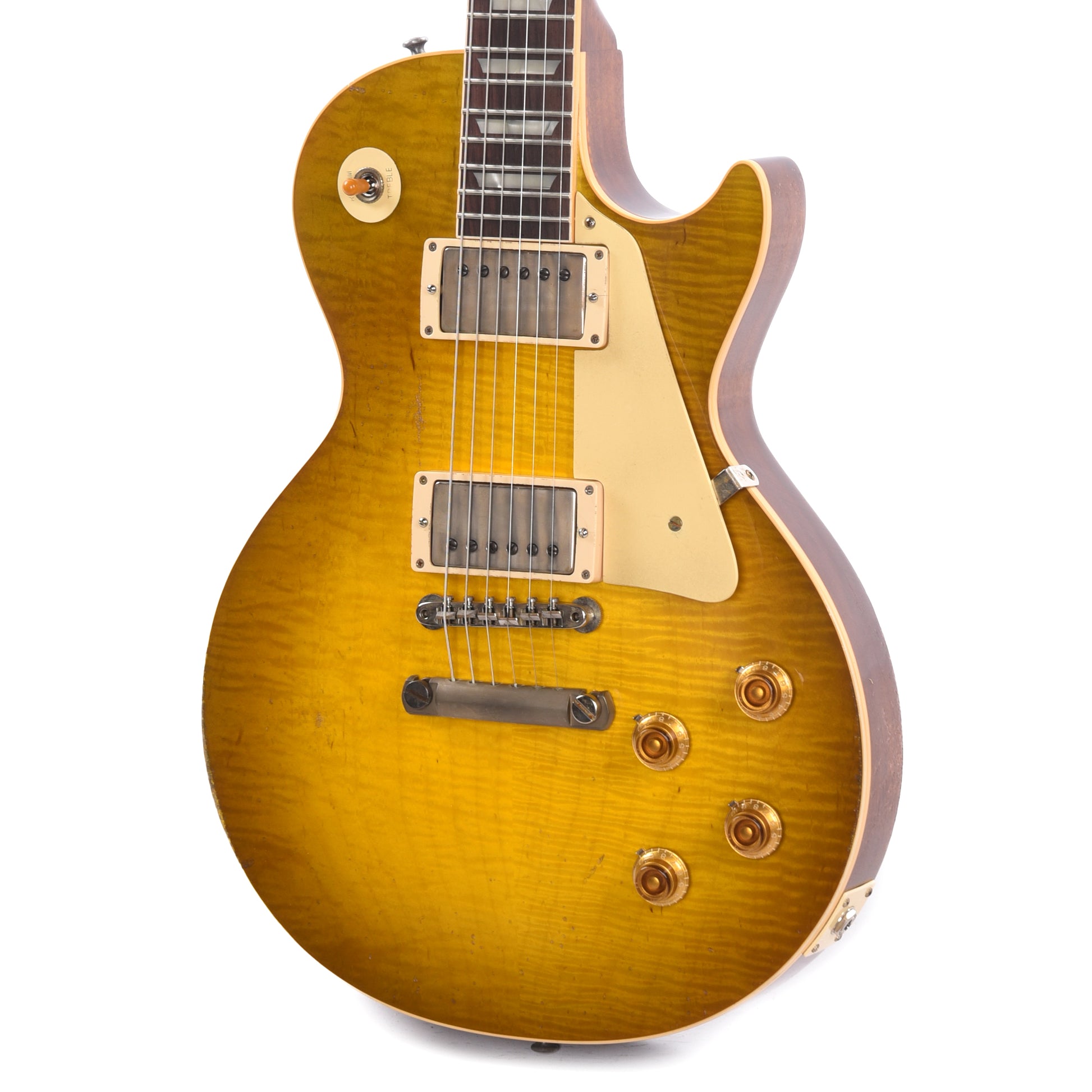 Gibson Custom Shop Murphy Lab 1959 Les Paul Standard Reissue Green Lemon Fade Heavy Aged Electric Guitars / Solid Body