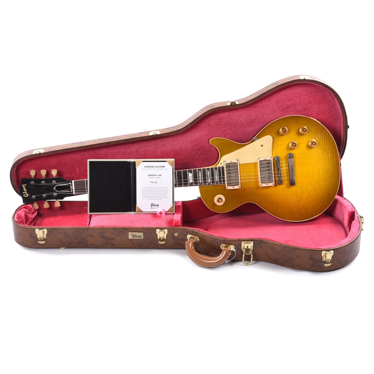 Gibson Custom Shop Murphy Lab 1959 Les Paul Standard Reissue Green Lemon Fade Heavy Aged Electric Guitars / Solid Body