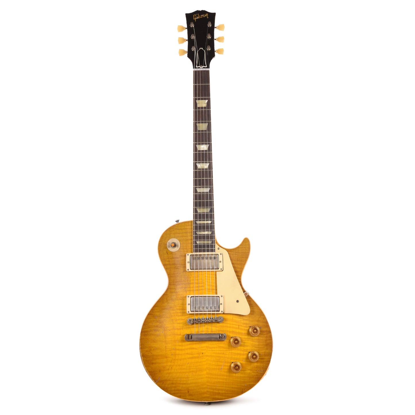 Gibson Custom Shop Murphy Lab 1959 Les Paul Standard Reissue Green Lemon Fade Heavy Aged Electric Guitars / Solid Body
