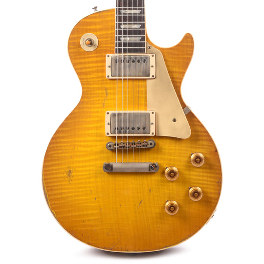 Gibson Custom Shop Murphy Lab 1959 Les Paul Standard Reissue Lemon Burst Ultra Heavy Aged Electric Guitars / Solid Body