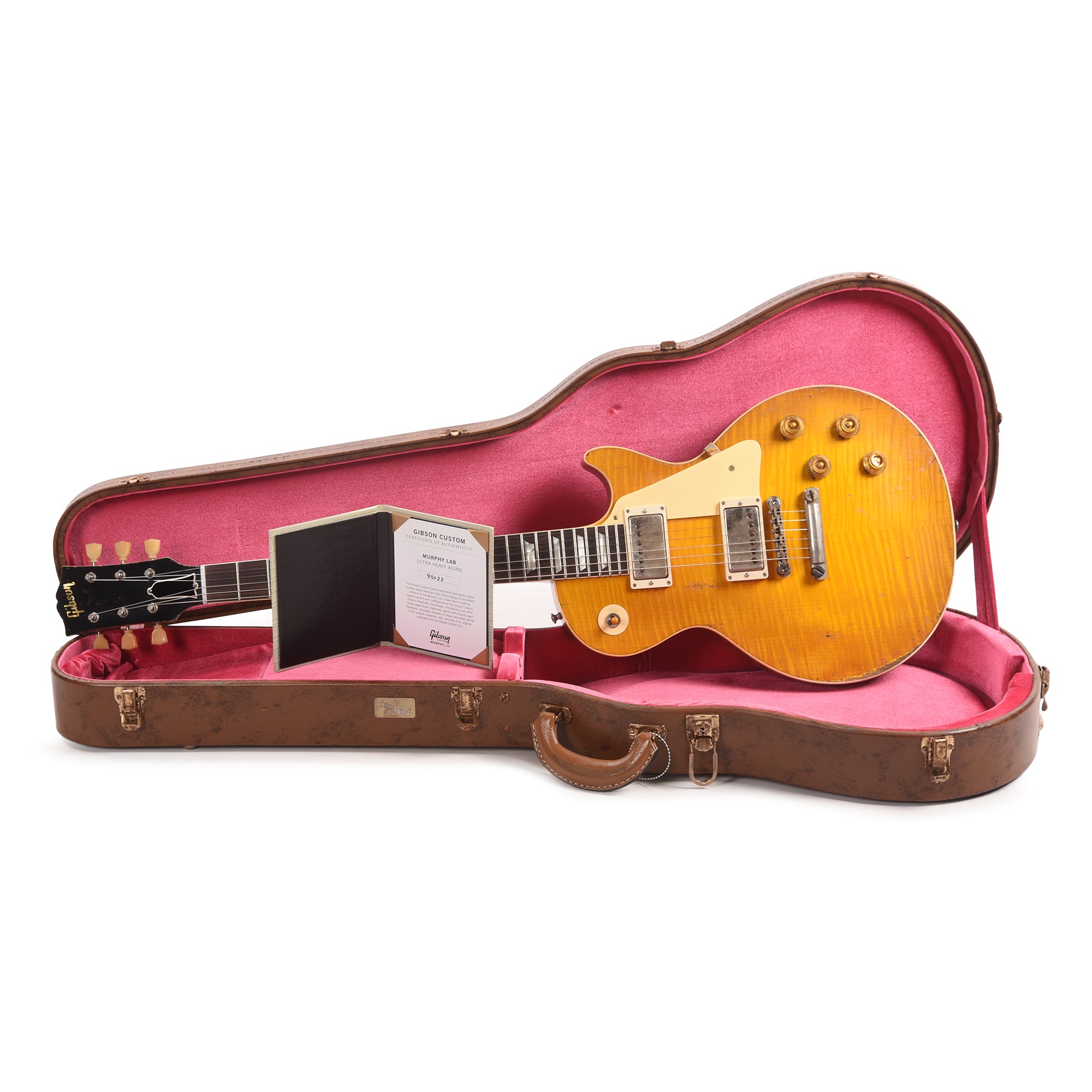 Gibson Custom Shop Murphy Lab 1959 Les Paul Standard Reissue Lemon Burst Ultra Heavy Aged Electric Guitars / Solid Body