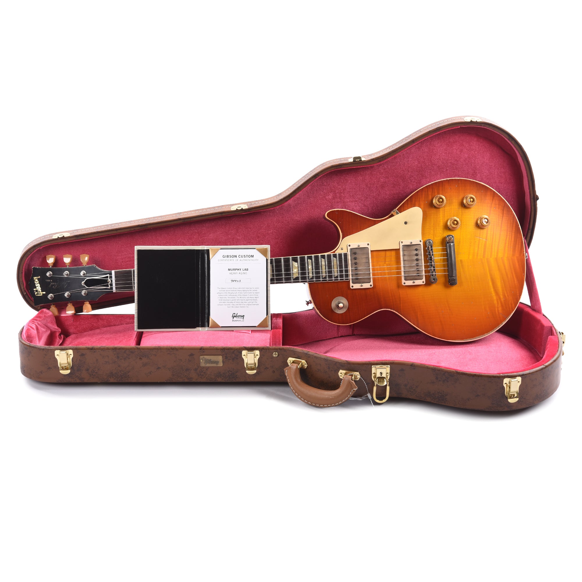 Gibson Custom Shop Murphy Lab 1959 Les Paul Standard Reissue Slow Iced Tea Fade Heavy Aged Electric Guitars / Solid Body
