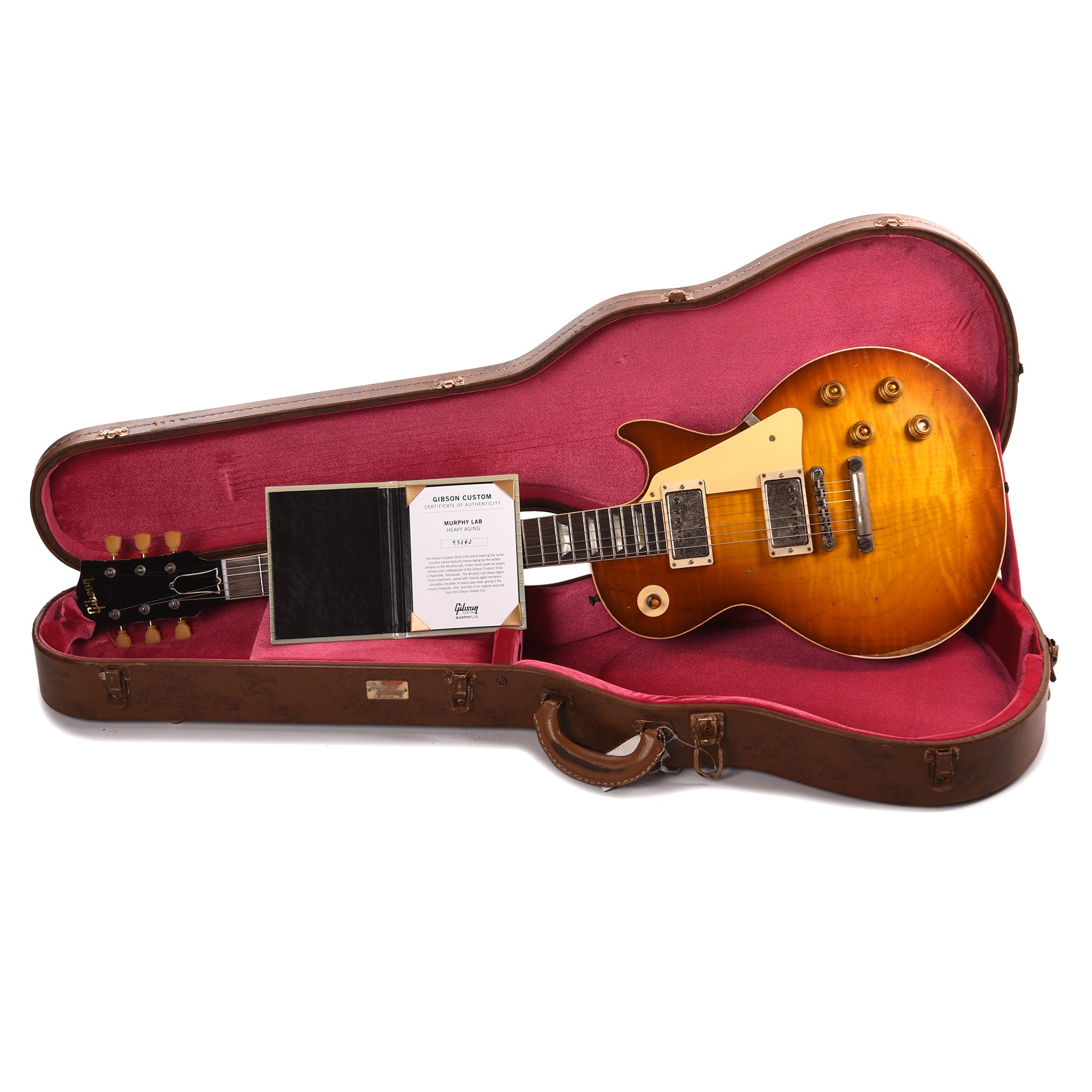 Gibson Custom Shop Murphy Lab 1959 Les Paul Standard Reissue Slow Iced Tea Fade Heavy Aged Electric Guitars / Solid Body