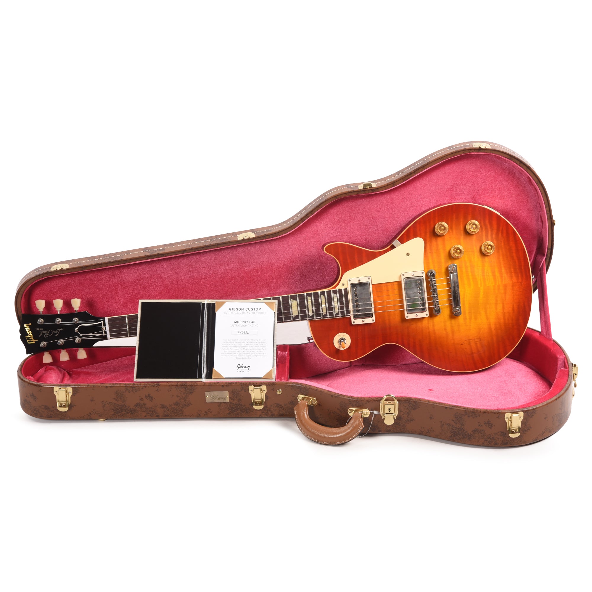 Gibson Custom Shop Murphy Lab 1959 Les Paul Standard Reissue Sunrise Teaburst Ultra Light Aged Electric Guitars / Solid Body