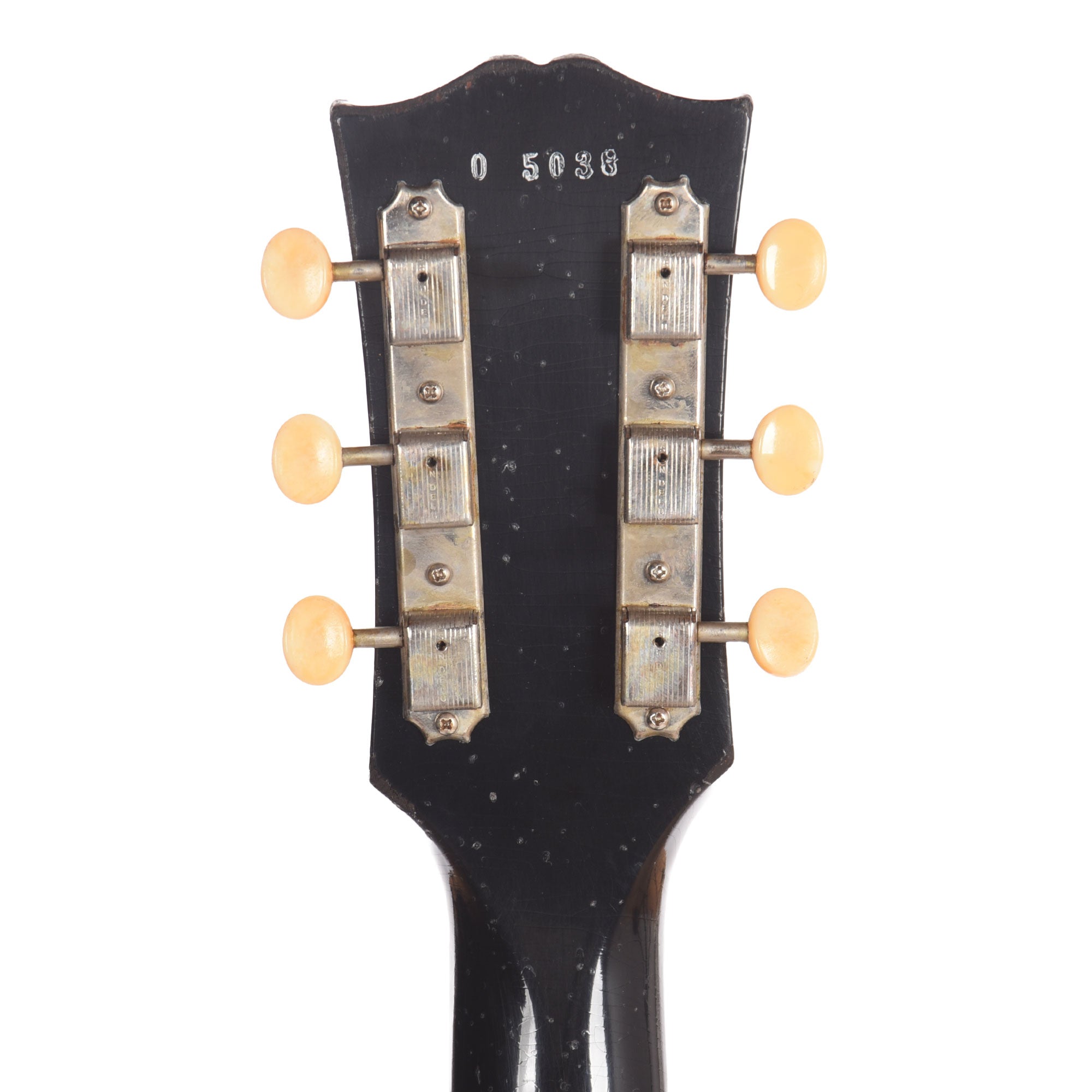 Gibson Custom Shop Murphy Lab 1960 Les Paul Junior Double Cut Reissue Ebony Ultra Heavy Aged Electric Guitars / Solid Body