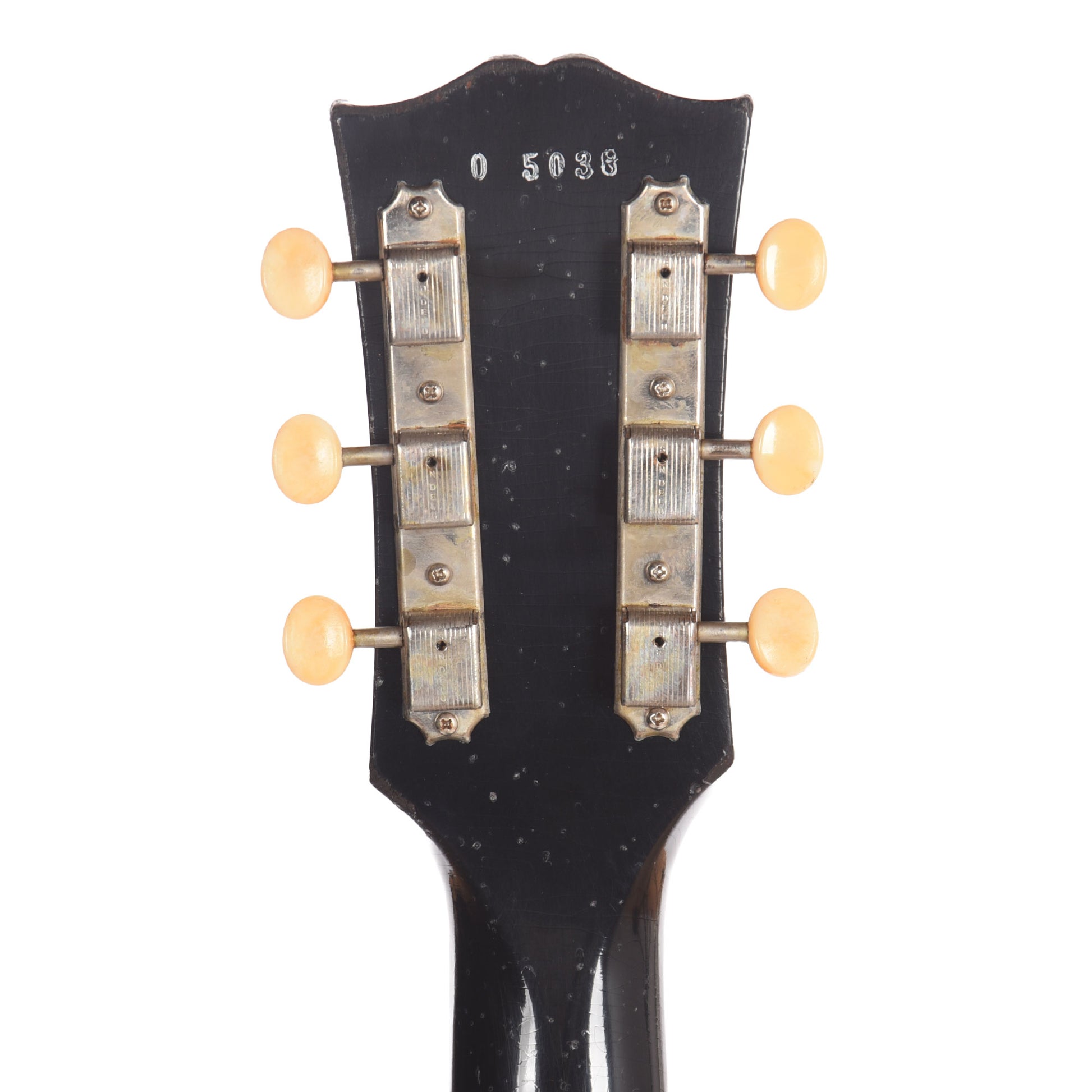 Gibson Custom Shop Murphy Lab 1960 Les Paul Junior Double Cut Reissue Ebony Ultra Heavy Aged Electric Guitars / Solid Body