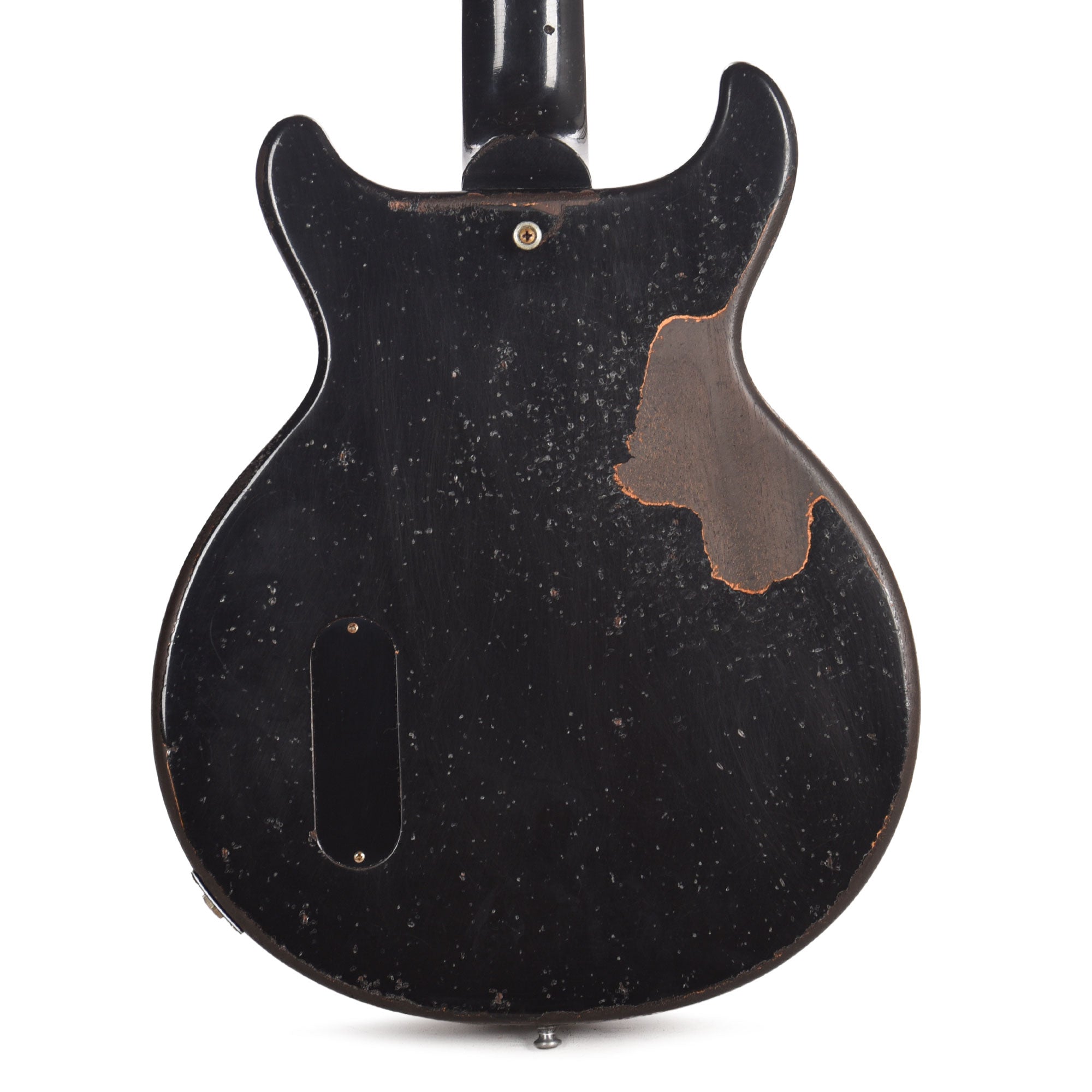 Gibson Custom Shop Murphy Lab 1960 Les Paul Junior Double Cut Reissue Ebony Ultra Heavy Aged Electric Guitars / Solid Body