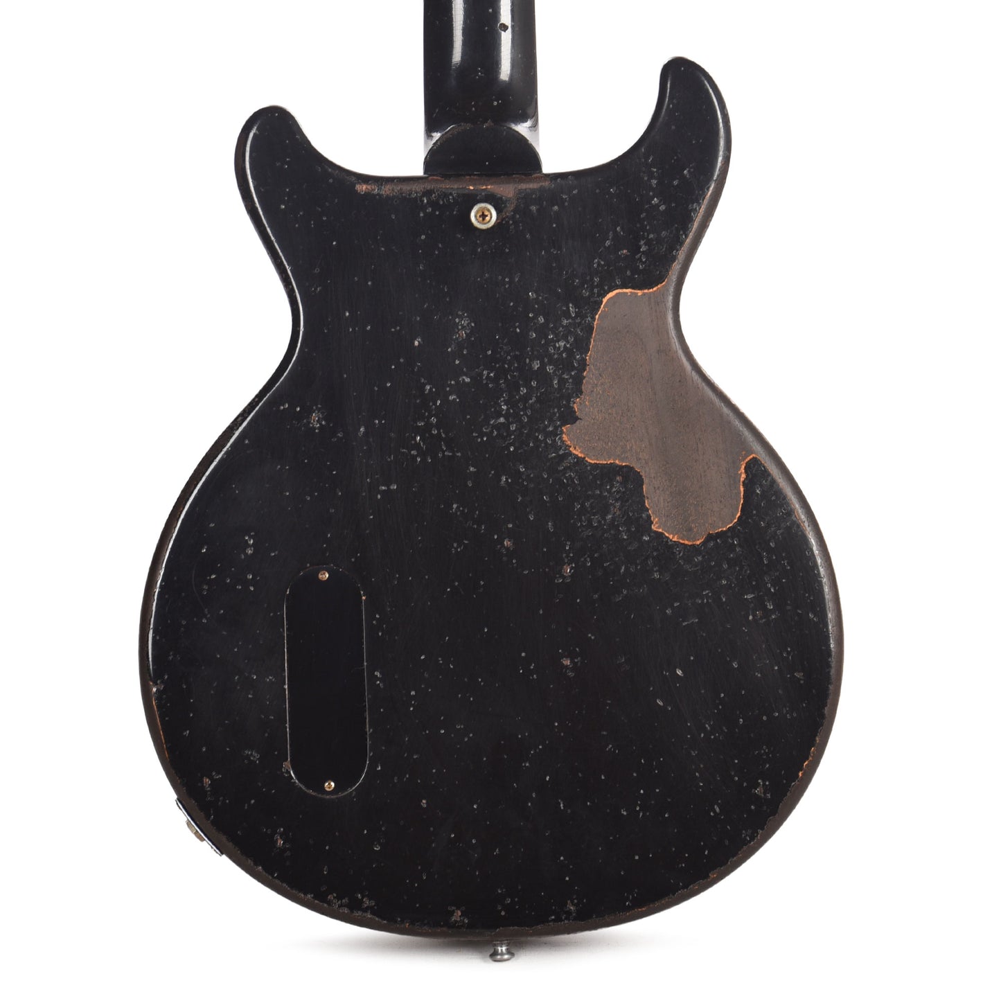 Gibson Custom Shop Murphy Lab 1960 Les Paul Junior Double Cut Reissue Ebony Ultra Heavy Aged Electric Guitars / Solid Body
