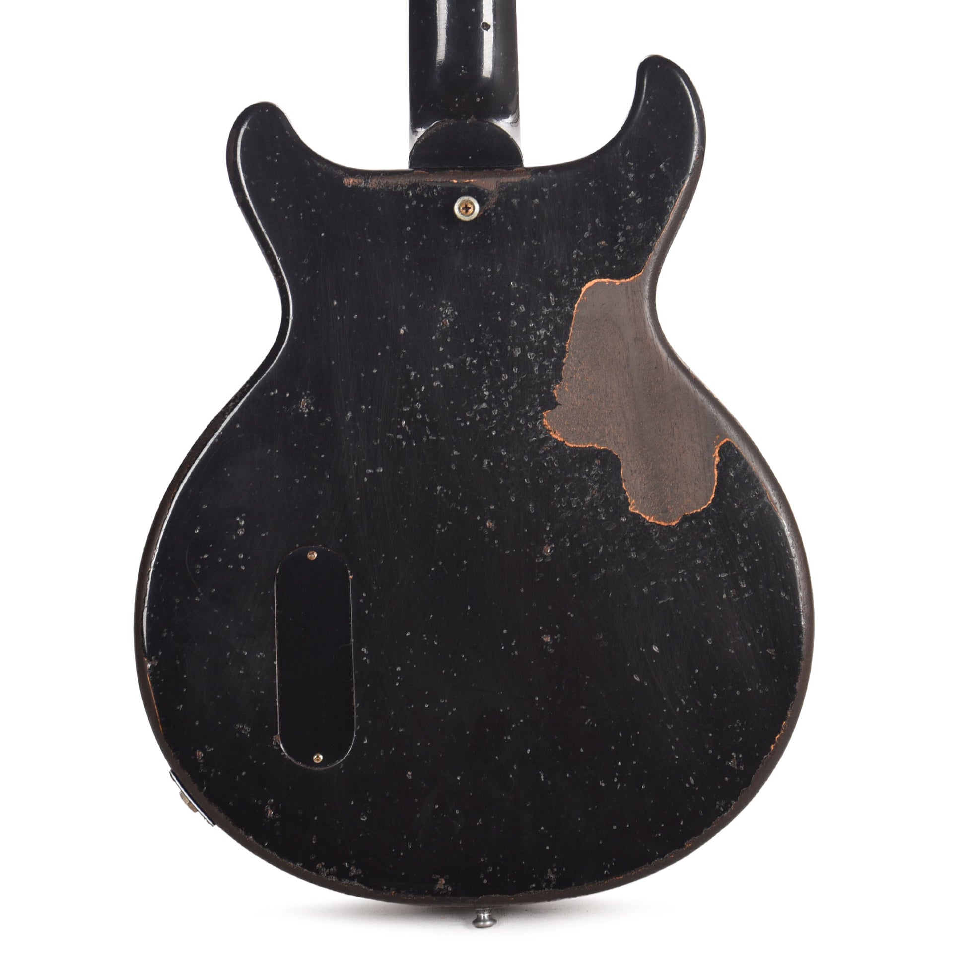 Gibson Custom Shop Murphy Lab 1960 Les Paul Junior Double Cut Reissue Ebony Ultra Heavy Aged Electric Guitars / Solid Body