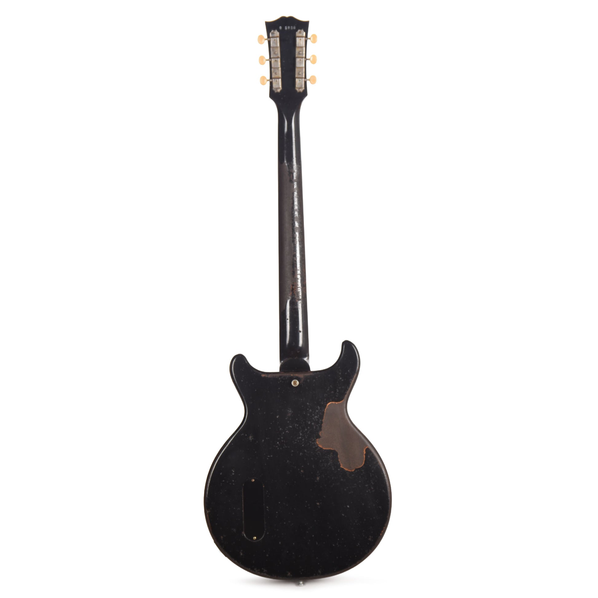 Gibson Custom Shop Murphy Lab 1960 Les Paul Junior Double Cut Reissue Ebony Ultra Heavy Aged Electric Guitars / Solid Body