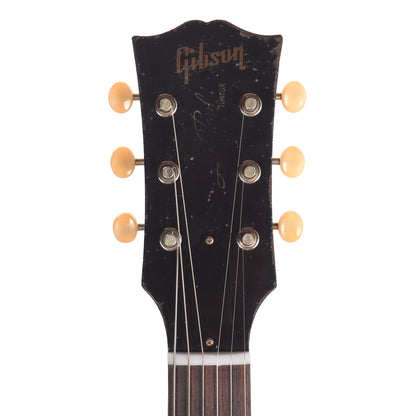 Gibson Custom Shop Murphy Lab 1960 Les Paul Junior Double Cut Reissue Ebony Ultra Heavy Aged Electric Guitars / Solid Body