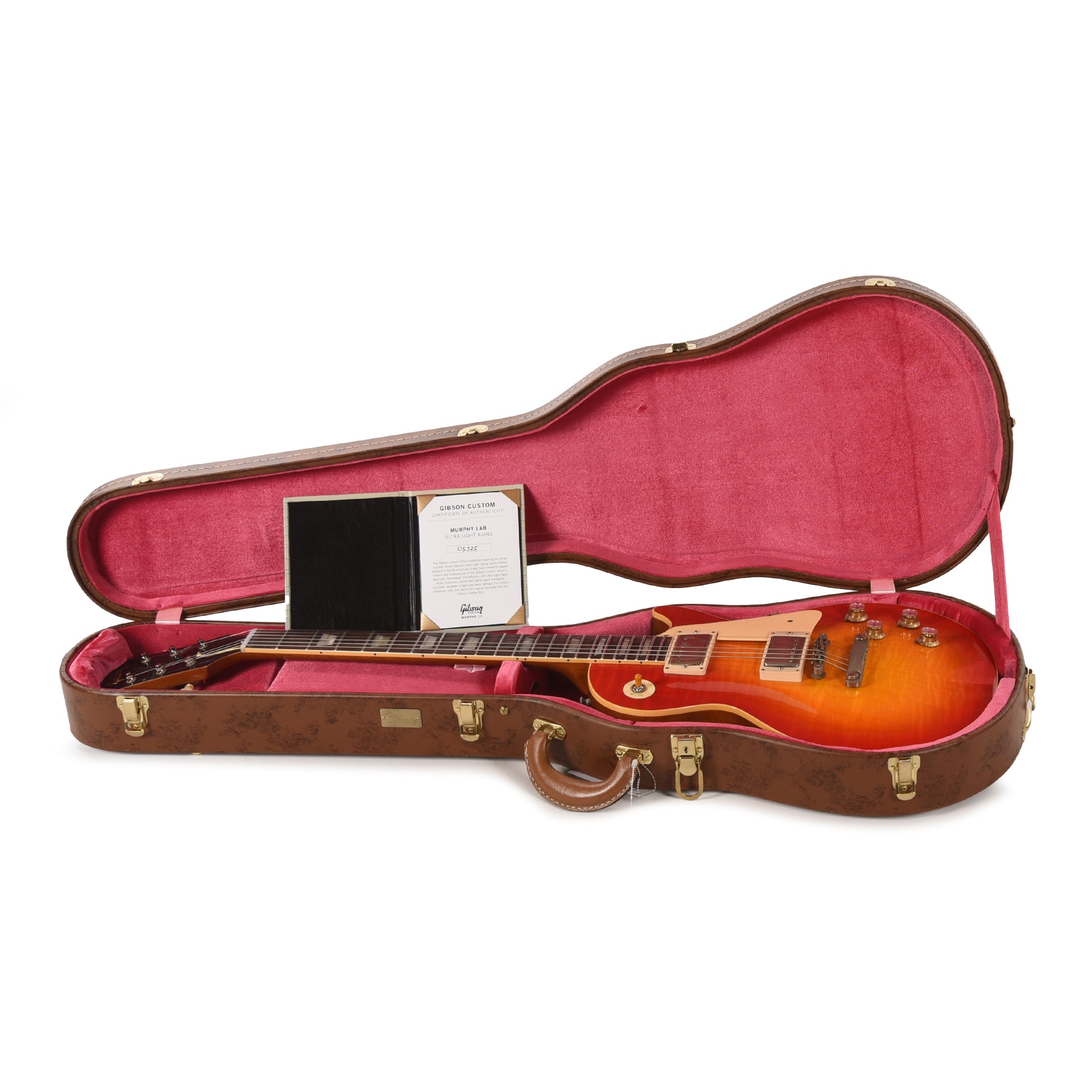 Gibson Custom Shop Murphy Lab 1960 Les Paul Standard "CME Spec" Chambered Heritage Cherry Sunburst Ultra Light Aged w/Lightweight Back Electric Guitars / Solid Body