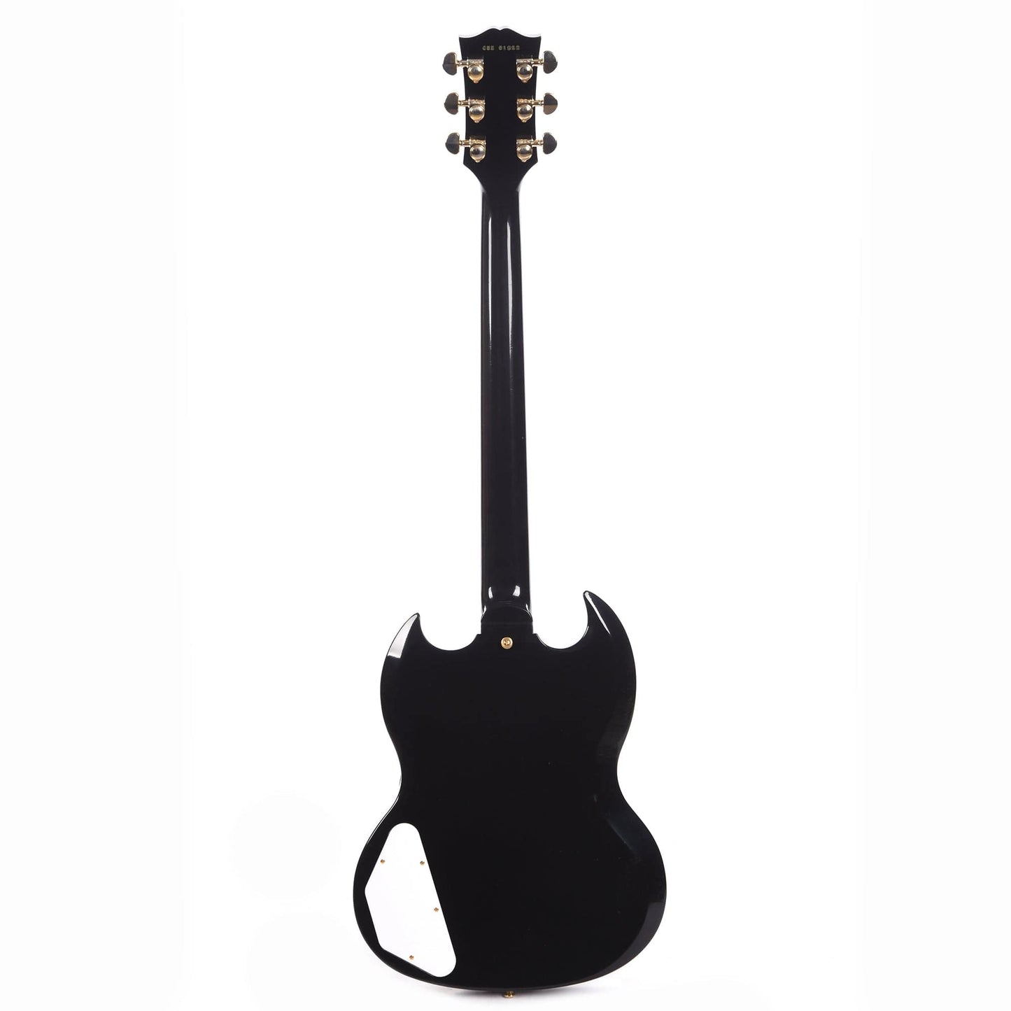 Gibson Custom Shop Murphy Lab 1961 Les Paul/SG Custom "CME Spec" Heavy Antique Ebony Ultra Light Aged w/Sideways Vibrola (Serial #CME01922) Electric Guitars / Solid Body