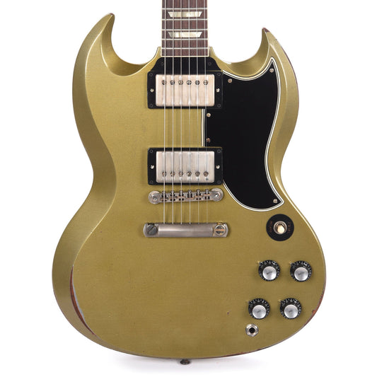 Gibson Custom Shop Murphy Lab 1961 Les Paul SG Standard "CME Spec" Heavy Aged Heavy Antique Silver Mist Poly w/Stop Bar & Grovers Electric Guitars / Solid Body