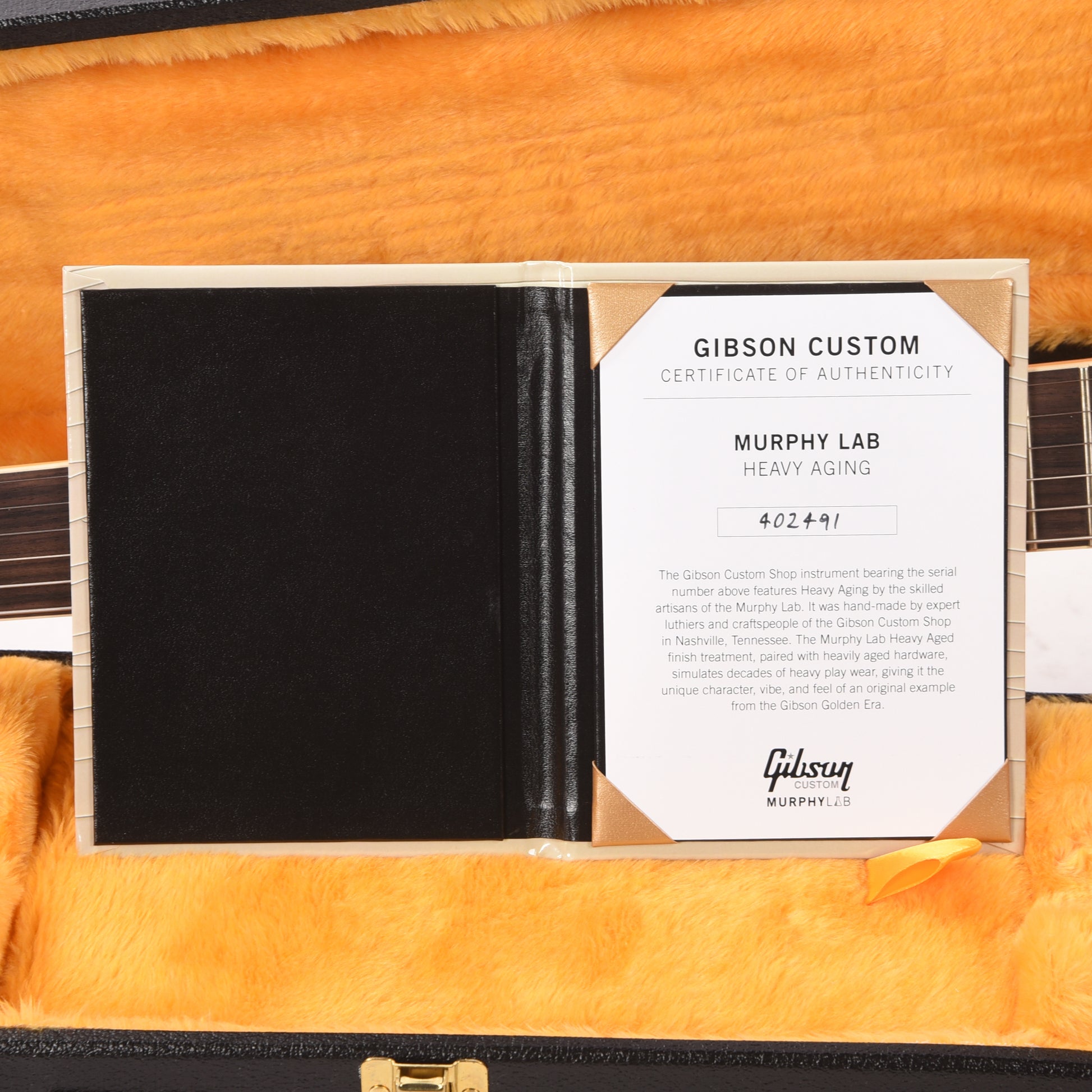 Gibson Custom Shop Murphy Lab 1961 Les Paul/SG Standard "CME Spec" Heavy Antique Ebony Heavy Aged w/Maestro Vibrola Electric Guitars / Solid Body