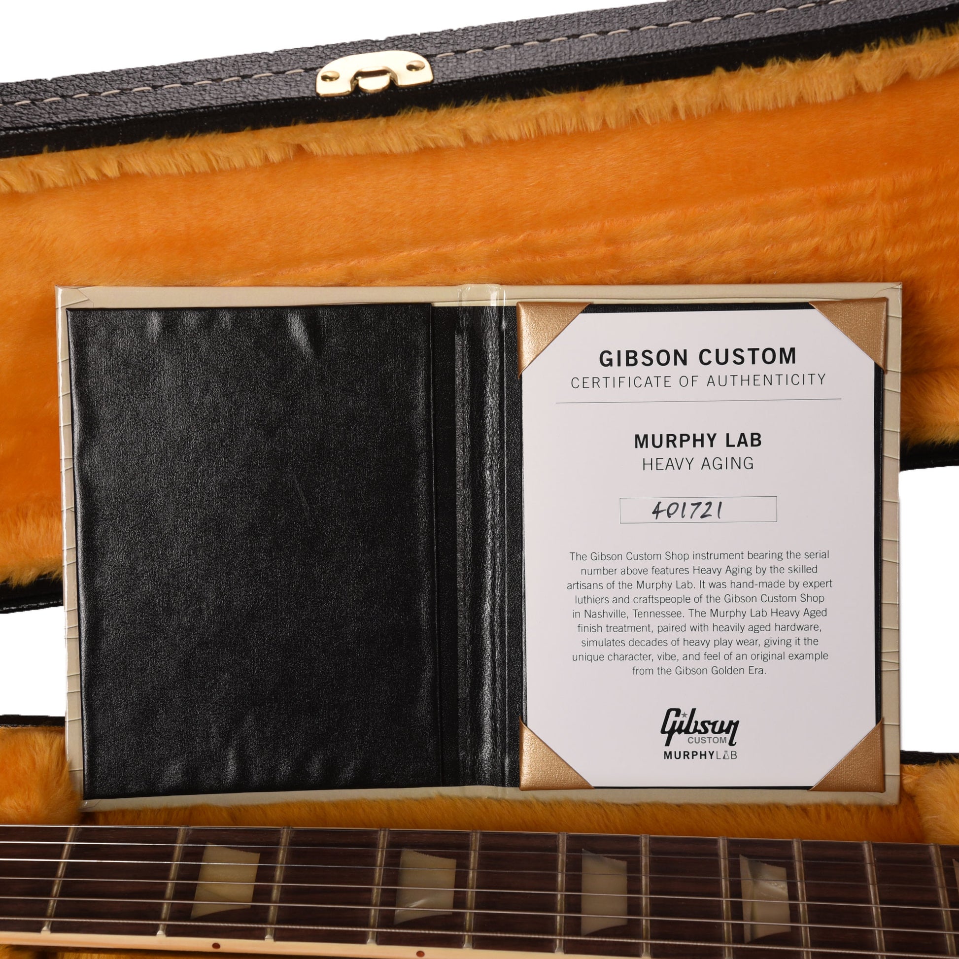 Gibson Custom Shop Murphy Lab 1961 Les Paul/SG Standard "CME Spec" Heavy Antique Ebony Heavy Aged w/Maestro Vibrola Electric Guitars / Solid Body