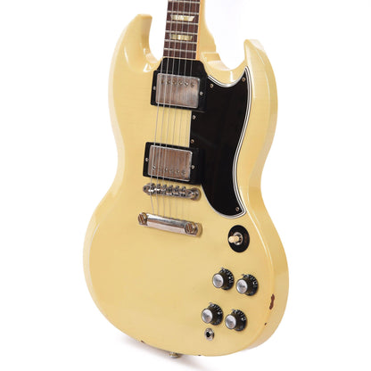 Gibson Custom Shop Murphy Lab 1961 Les Paul SG Standard "CME Spec" Light Aged Antique Polaris White w/Stop Bar & Grovers Electric Guitars / Solid Body