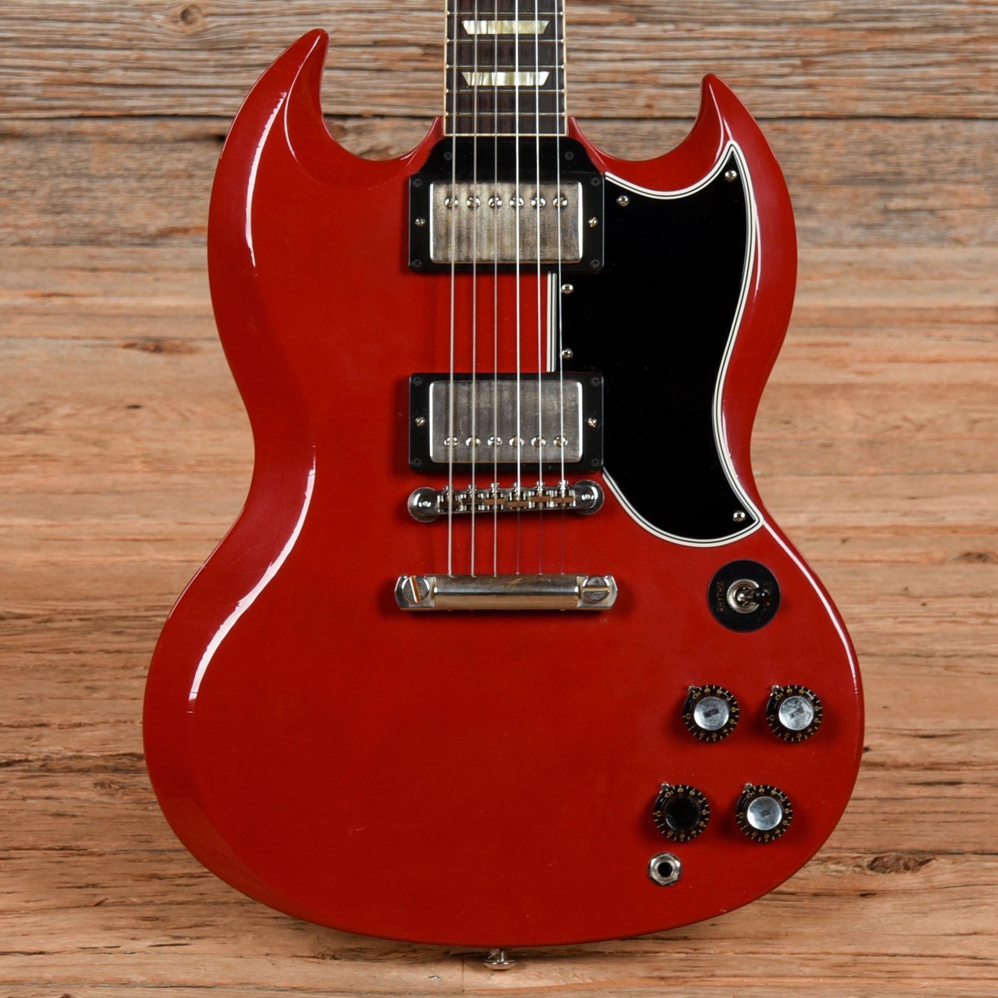 Gibson Custom Shop Murphy Lab 1961 Les Paul SG Standard "CME Spec" Ultra Light Aged Antique Cardinal Red w/Stop Bar Electric Guitars / Solid Body