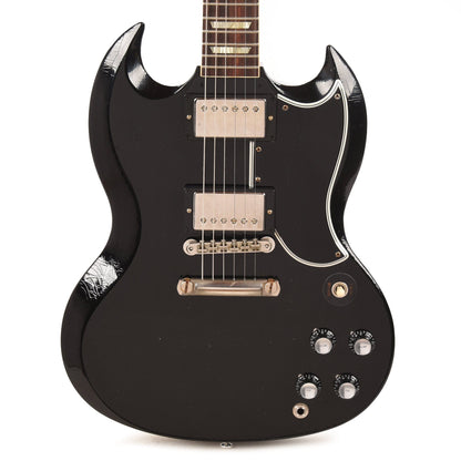 Gibson Custom Shop Murphy Lab 1961 Les Paul SG Standard "CME Spec" Ultra Light Aged Antique Ebony w/Stop Bar & Grovers Electric Guitars / Solid Body