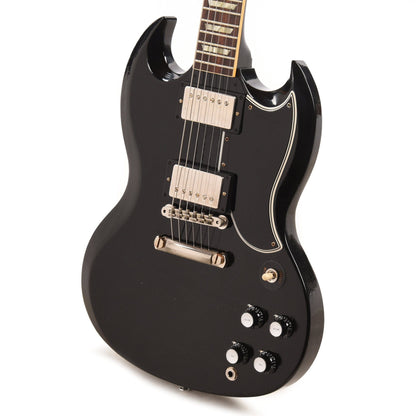 Gibson Custom Shop Murphy Lab 1961 Les Paul SG Standard "CME Spec" Ultra Light Aged Antique Ebony w/Stop Bar & Grovers Electric Guitars / Solid Body