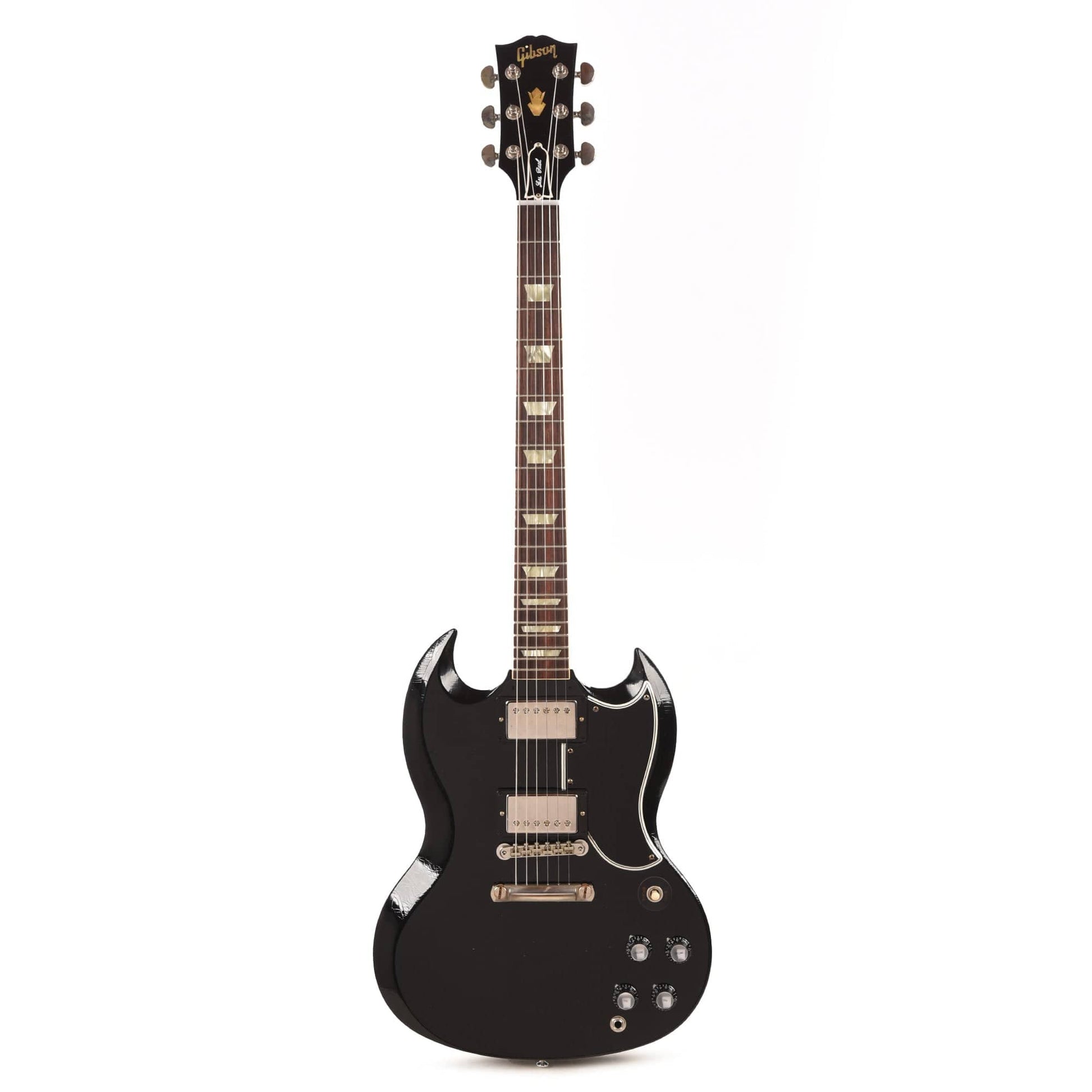 Gibson Custom Shop Murphy Lab 1961 Les Paul SG Standard "CME Spec" Ultra Light Aged Antique Ebony w/Stop Bar & Grovers Electric Guitars / Solid Body