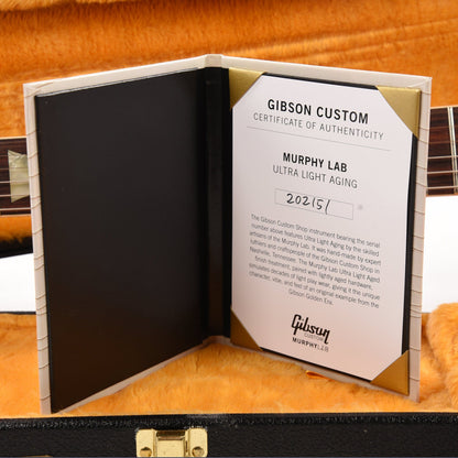 Gibson Custom Shop Murphy Lab 1961 Les Paul SG Standard "CME Spec" Ultra Light Aged Antique Ebony w/Stop Bar & Grovers Electric Guitars / Solid Body