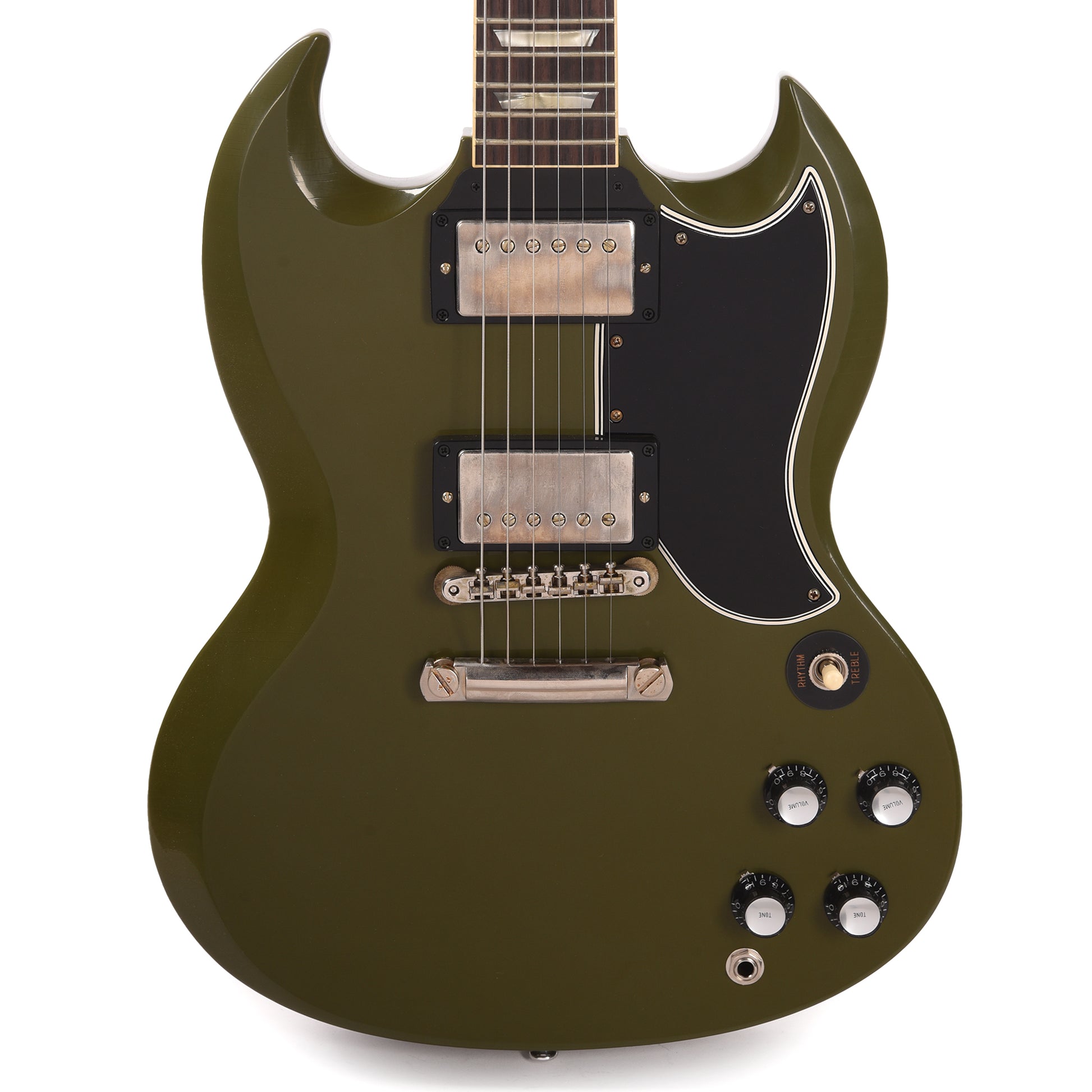 Gibson Custom Shop Murphy Lab 1961 Les Paul SG Standard "CME Spec" Ultra Light Aged Antique Olive Drab w/Stop Bar & Grovers Electric Guitars / Solid Body