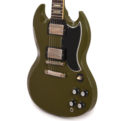 Gibson Custom Shop Murphy Lab 1961 Les Paul SG Standard "CME Spec" Ultra Light Aged Antique Olive Drab w/Stop Bar & Grovers Electric Guitars / Solid Body