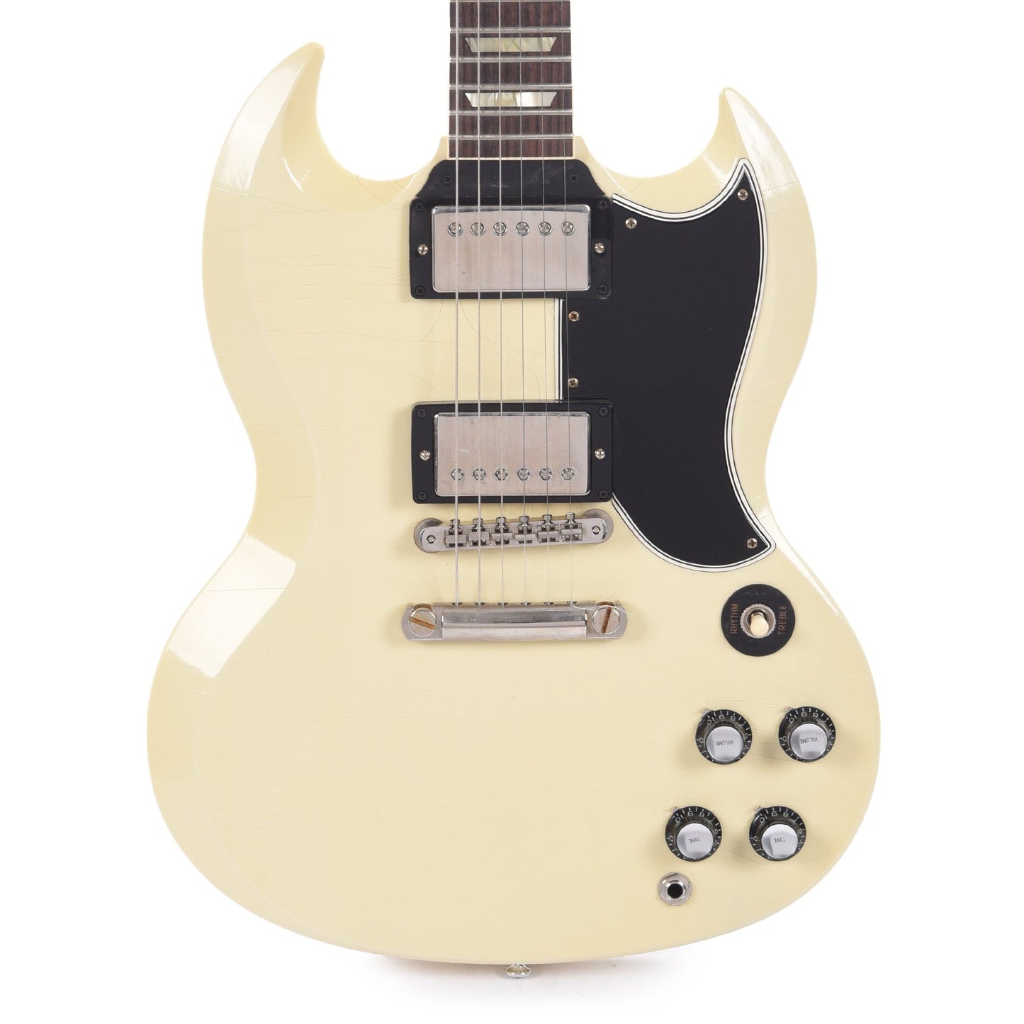 Gibson Custom Shop Murphy Lab 1961 Les Paul SG Standard "CME Spec" Ultra Light Aged Antique Polaris White w/Stop Bar & Grovers Electric Guitars / Solid Body