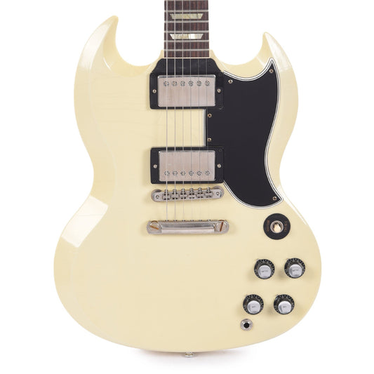 Gibson Custom Shop Murphy Lab 1961 Les Paul SG Standard "CME Spec" Ultra Light Aged Antique Polaris White w/Stop Bar & Grovers Electric Guitars / Solid Body