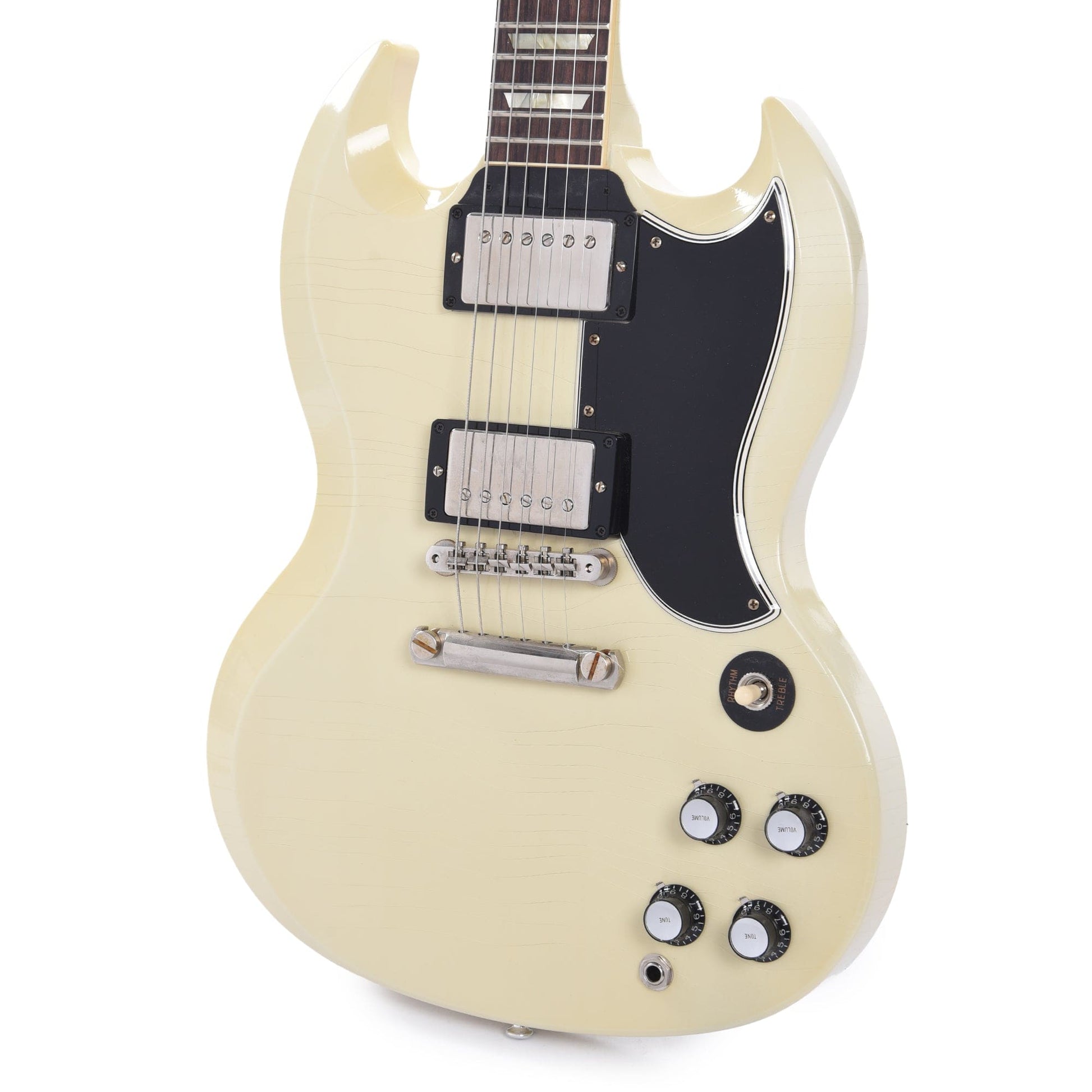 Gibson Custom Shop Murphy Lab 1961 Les Paul SG Standard "CME Spec" Ultra Light Aged Antique Polaris White w/Stop Bar & Grovers Electric Guitars / Solid Body
