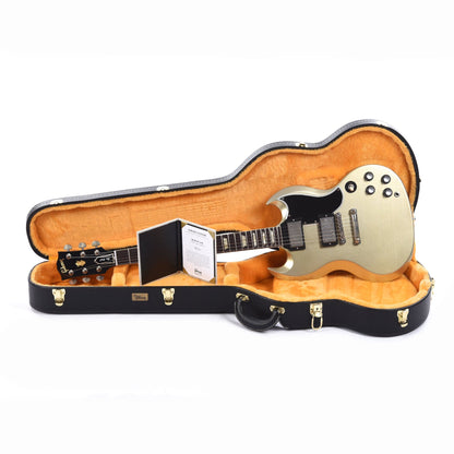 Gibson Custom Shop Murphy Lab 1961 Les Paul SG Standard "CME Spec" Ultra Light Aged Antique Silver Mist Poly w/Stop Bar & Grovers Electric Guitars / Solid Body