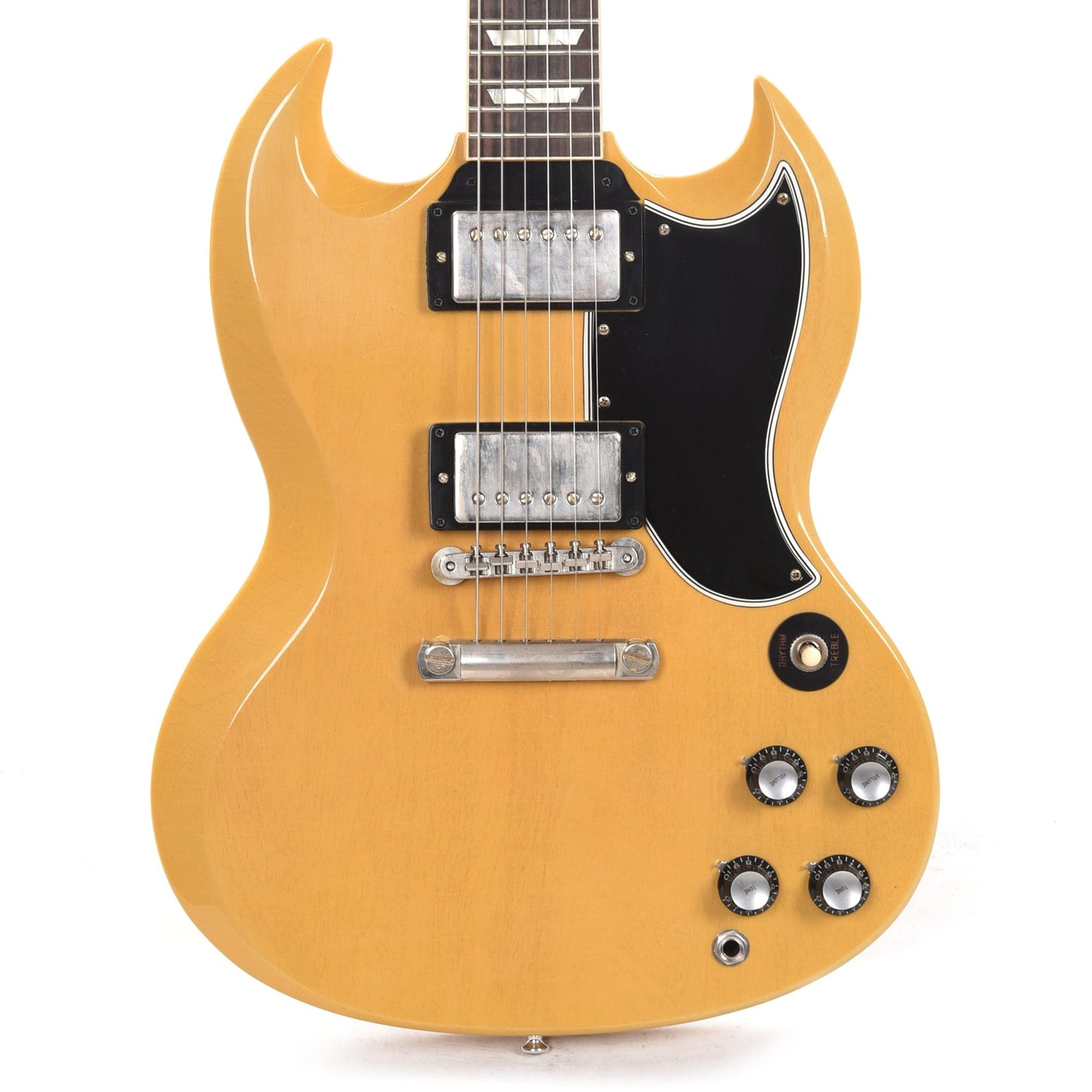 Gibson Custom Shop Murphy Lab 1961 Les Paul SG Standard "CME Spec" Ultra Light Aged Antique TV Yellow w/Stop Bar & Grovers Electric Guitars / Solid Body