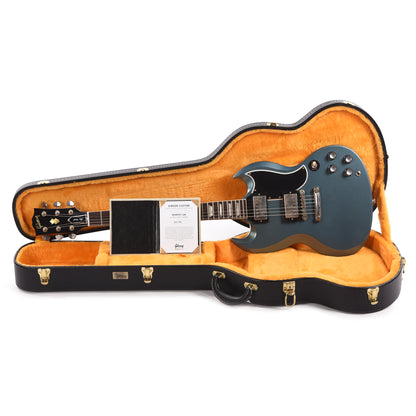 Gibson Custom Shop Murphy Lab 1961 Les Paul SG Standard "CME Spec" Ultra Light Aged Heavy Antique Pelham Blue w/Stop Bar & Grovers Electric Guitars / Solid Body