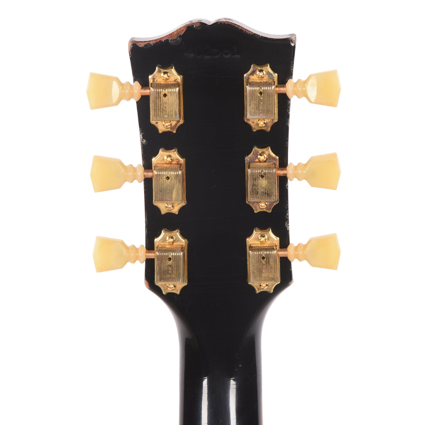 Gibson Custom Shop Murphy Lab 1961 LP/SG Standard "CME Spec" Heavy Antique Ebony Heavy Aged w/Maestro Vibrola Electric Guitars / Solid Body