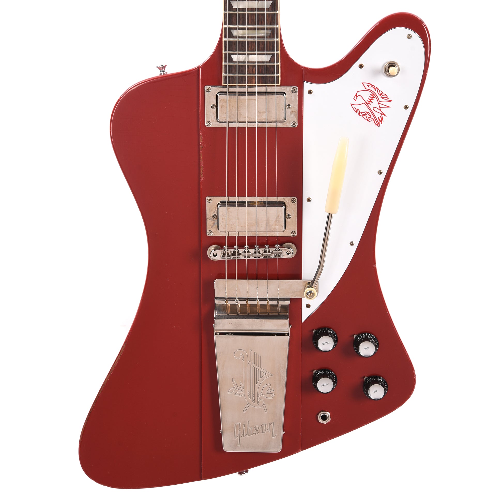 Gibson Custom Shop Murphy Lab 1963 Firebird V Cardinal Red Light Aged w/Maestro Vibrola Electric Guitars / Solid Body