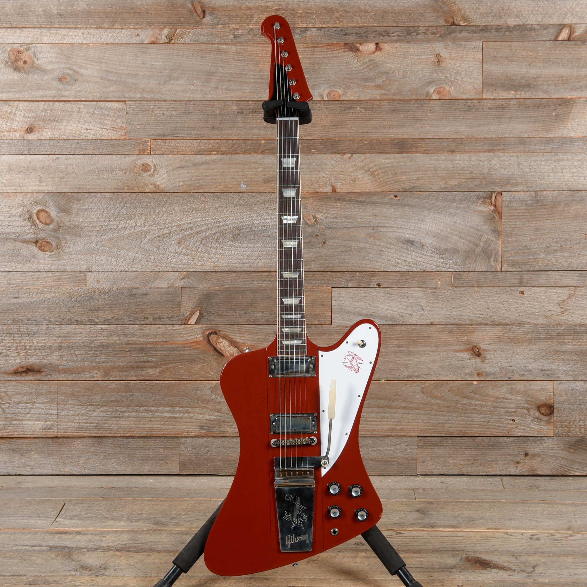 Gibson Custom Shop Murphy Lab 1963 Firebird V Ember Red Ultra Light Aged w/Maestro Vibrola Electric Guitars / Solid Body