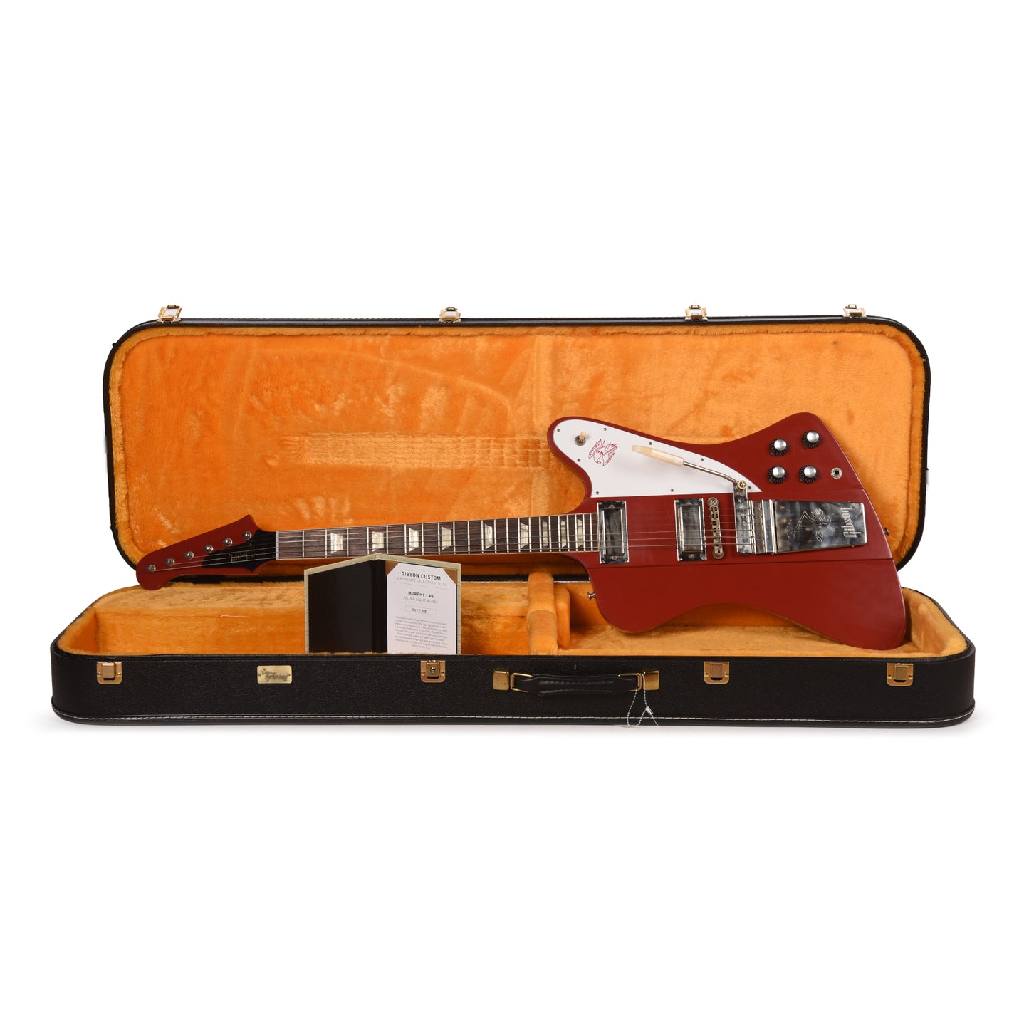 Gibson Custom Shop Murphy Lab 1963 Firebird V Ember Red Ultra Light Aged w/Maestro Vibrola Electric Guitars / Solid Body