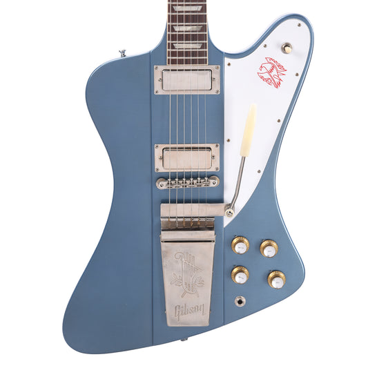 Gibson Custom Shop Murphy Lab 1963 Firebird V Pelham Blue Ultra Light Aged w/Maestro Vibrola Electric Guitars / Solid Body