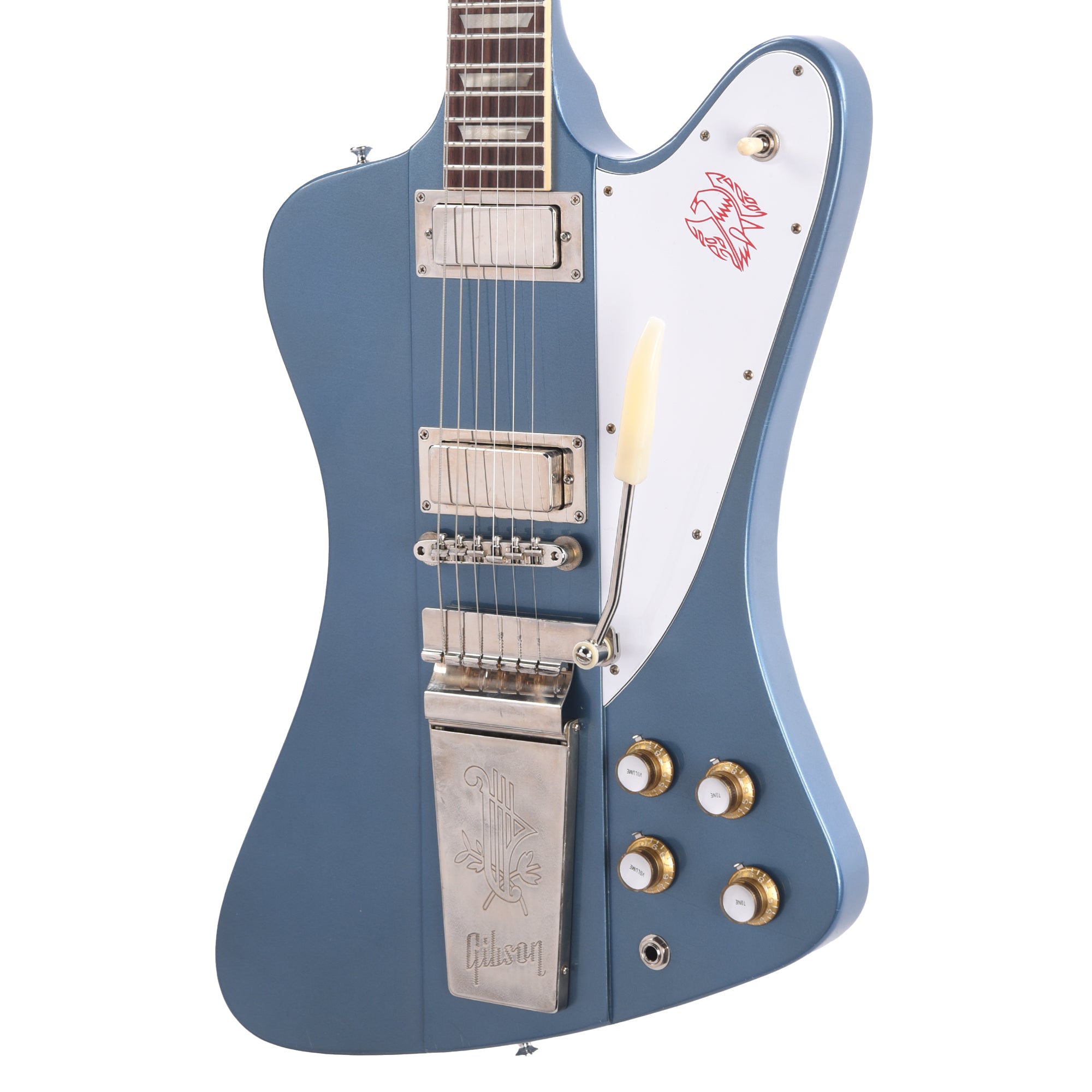 Gibson Custom Shop Murphy Lab 1963 Firebird V Pelham Blue Ultra Light Aged w/Maestro Vibrola Electric Guitars / Solid Body