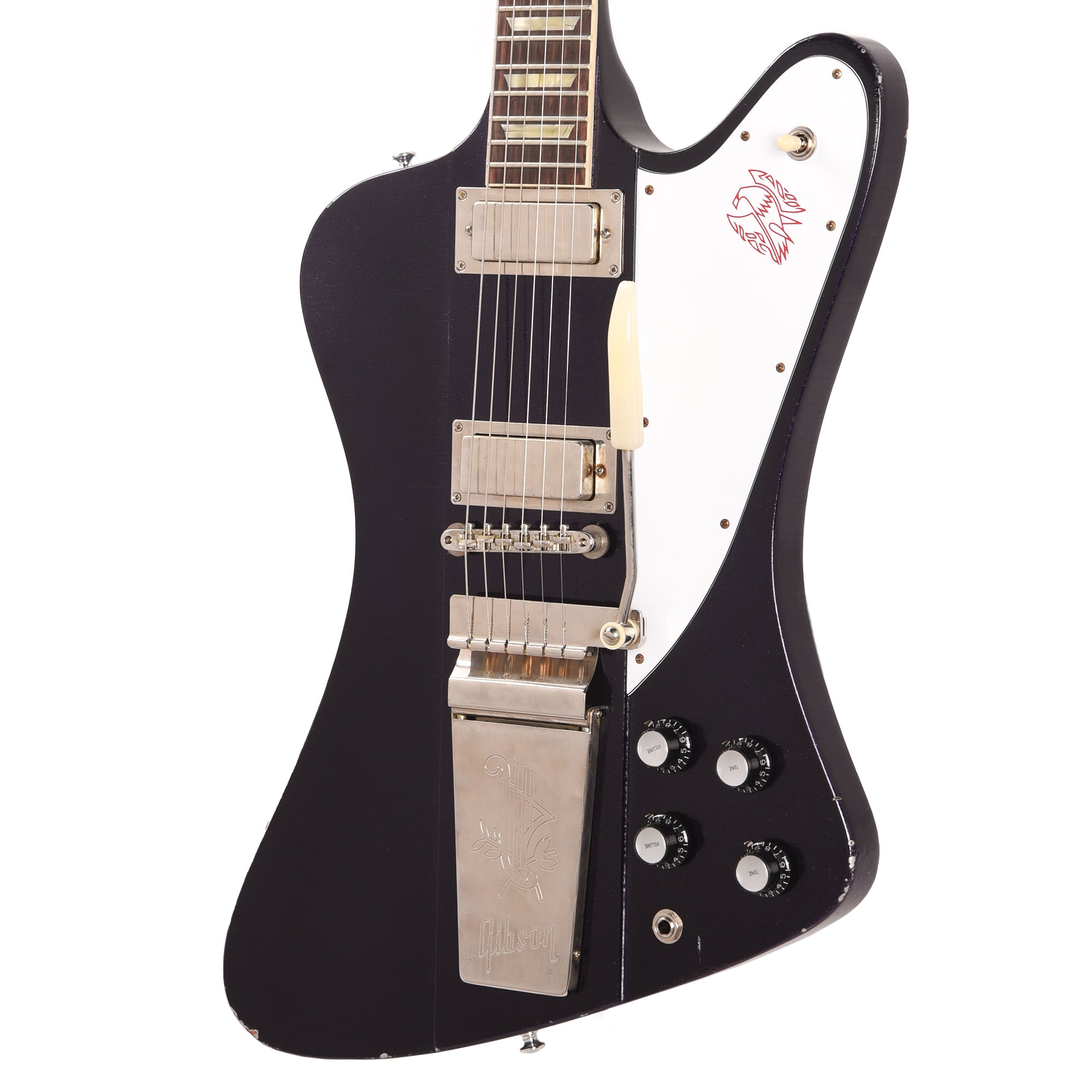 Gibson Custom Shop Murphy Lab 1963 Firebird V Purple Sparkle Light Aged w/Maestro Vibrola Electric Guitars / Solid Body