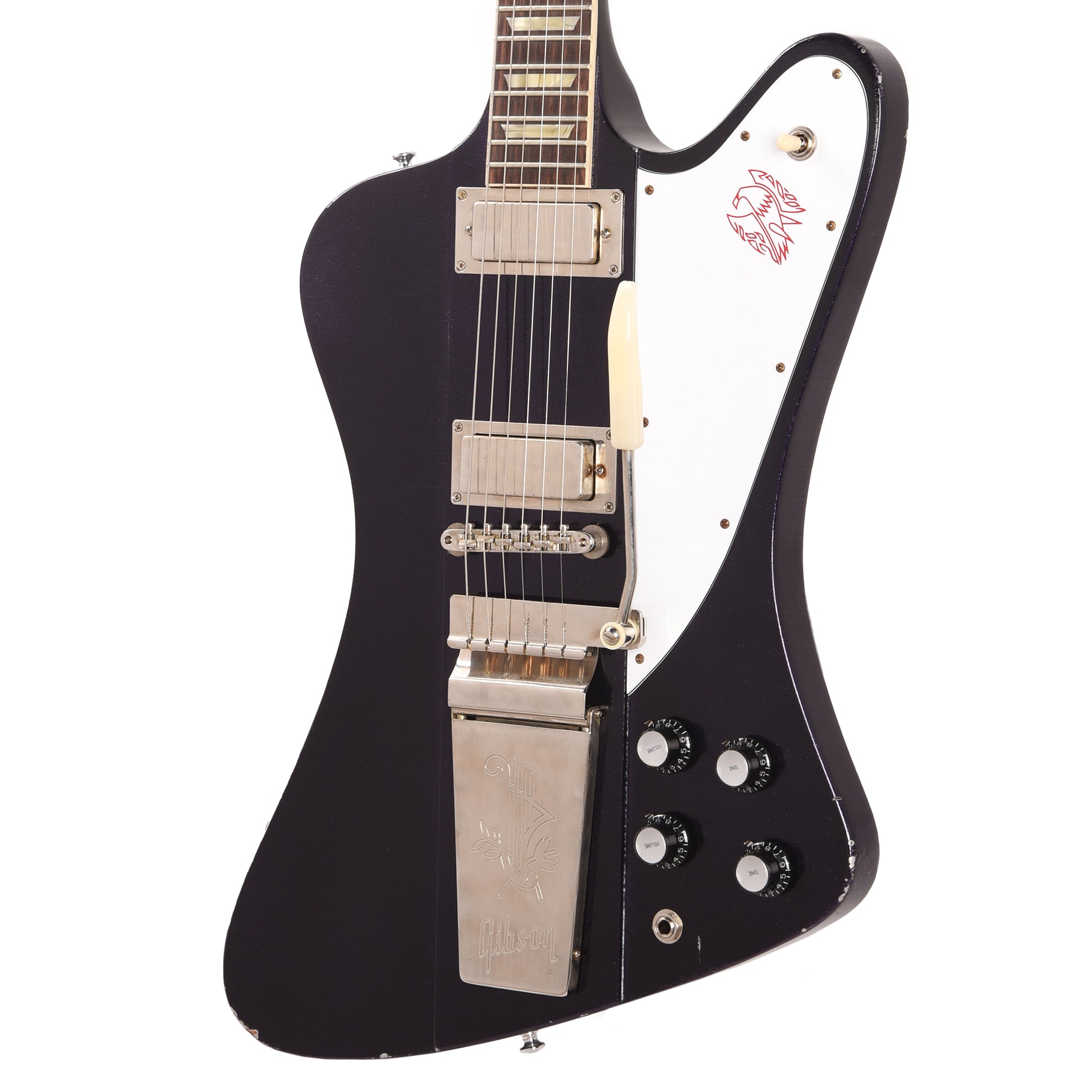 Gibson Custom Shop Murphy Lab 1963 Firebird V Purple Sparkle Light Aged w/Maestro Vibrola Electric Guitars / Solid Body