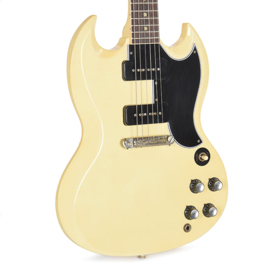 Gibson Custom Shop Murphy Lab 1963 SG Special Reissue Classic White Ultra Light Aged w/Lightning Bar Electric Guitars / Solid Body
