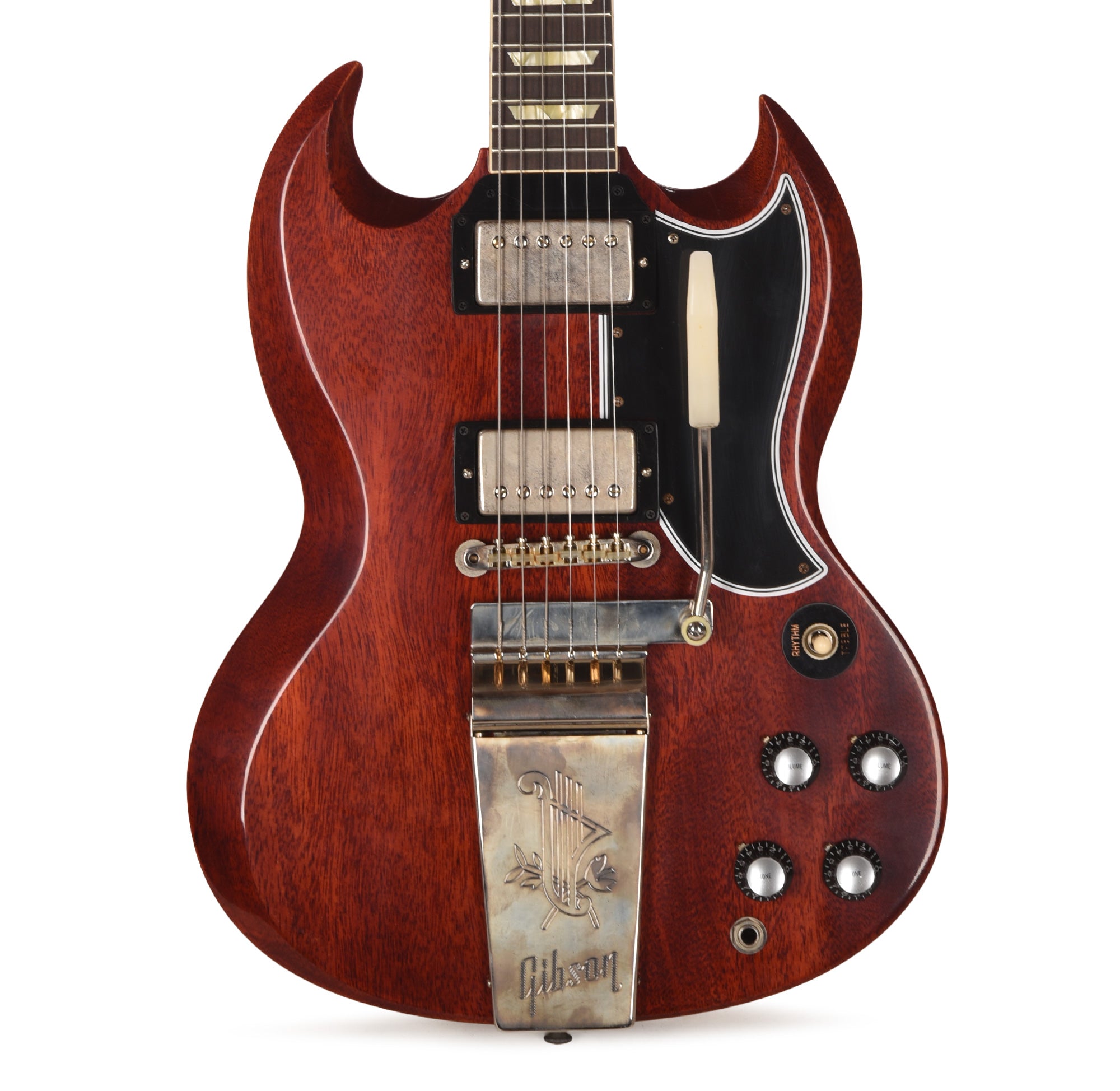 Gibson Custom Shop Murphy Lab 1964 SG Standard Reissue Cherry Red Ultra Light Aged w/Maestro Vibrola Electric Guitars / Solid Body