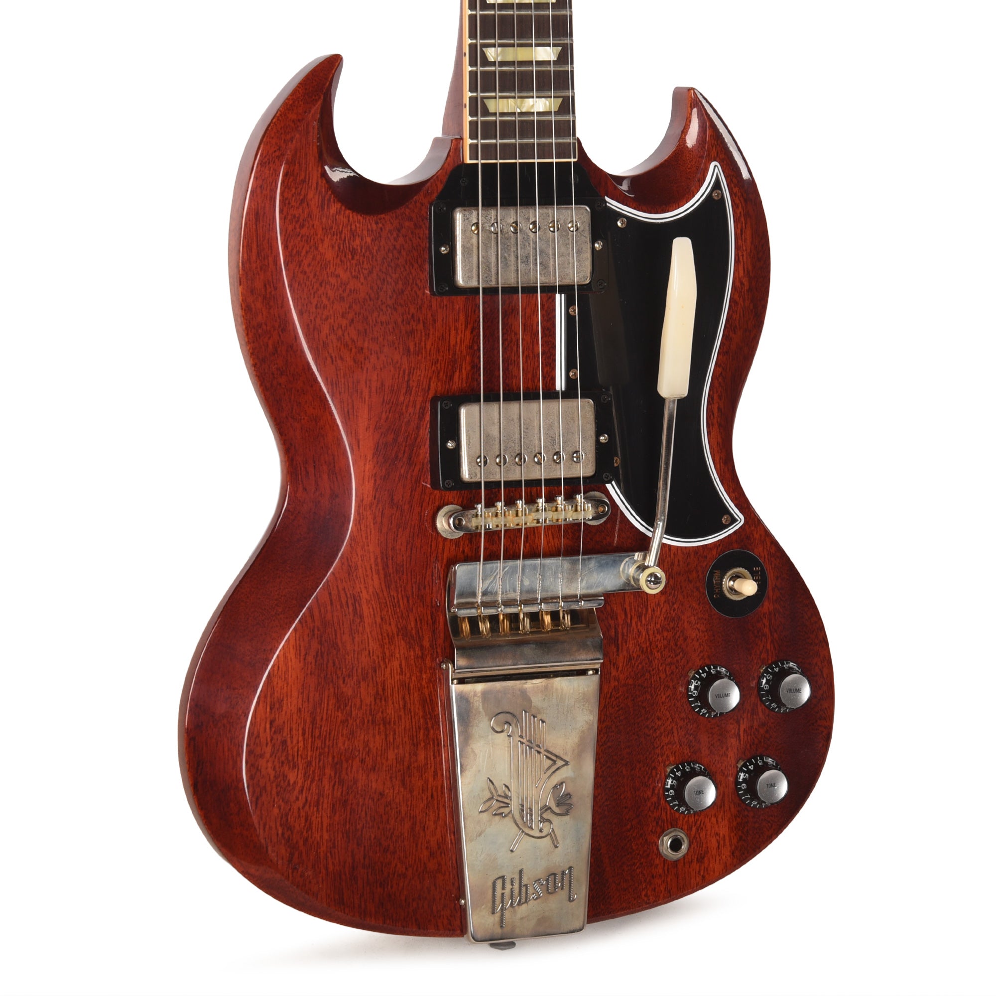 Gibson Custom Shop Murphy Lab 1964 SG Standard Reissue Cherry Red Ultra Light Aged w/Maestro Vibrola Electric Guitars / Solid Body