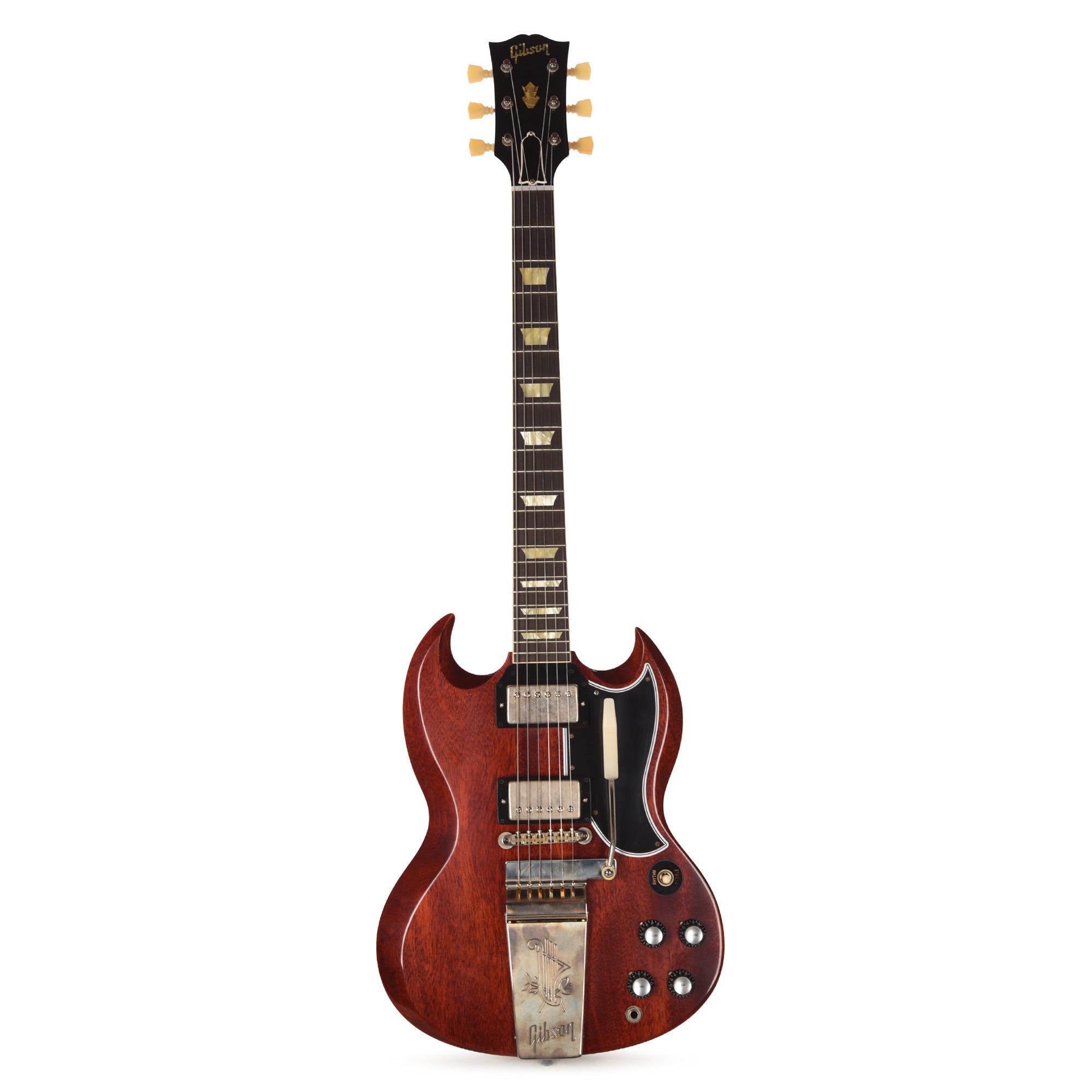Gibson Custom Shop Murphy Lab 1964 SG Standard Reissue Cherry Red Ultra Light Aged w/Maestro Vibrola Electric Guitars / Solid Body