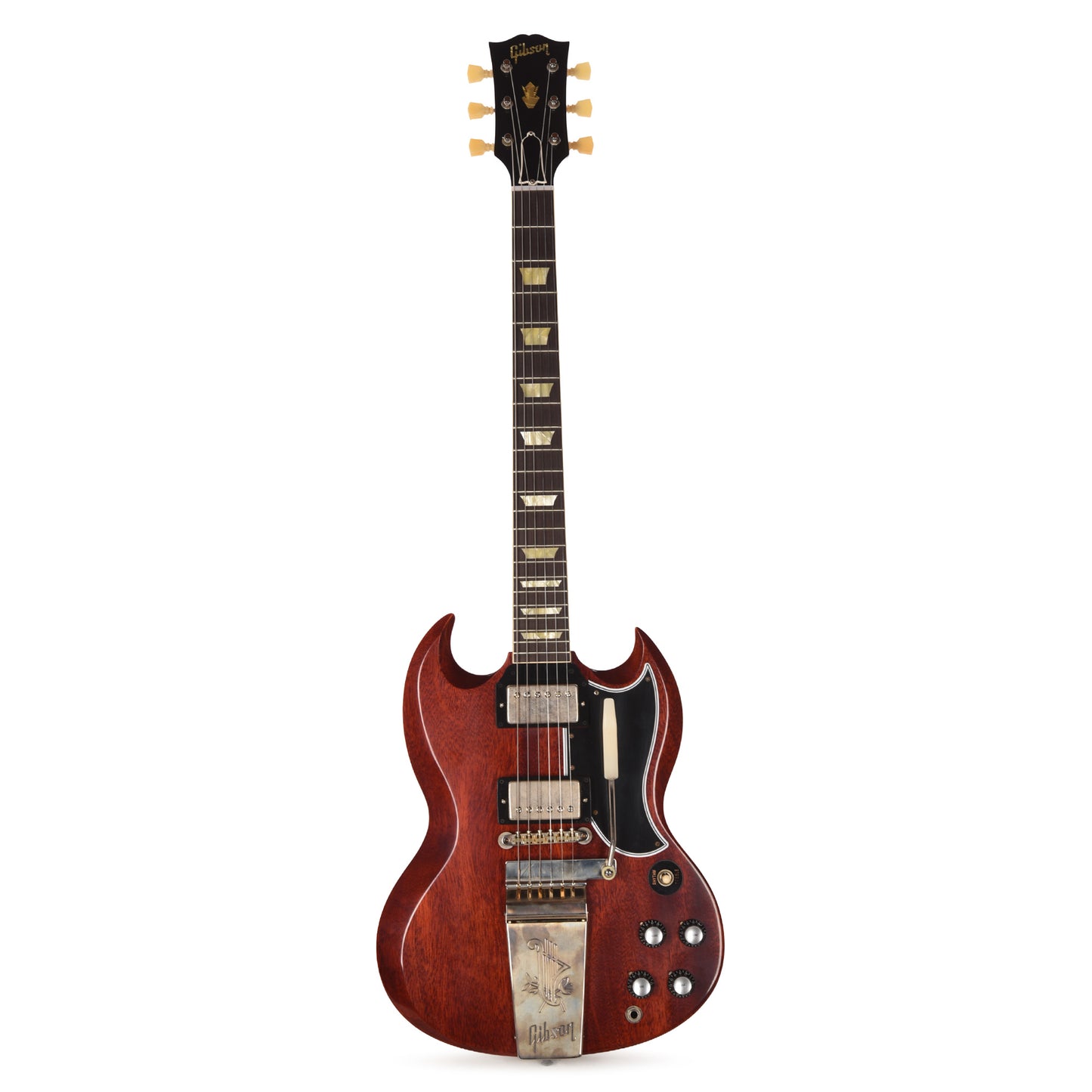 Gibson Custom Shop Murphy Lab 1964 SG Standard Reissue Cherry Red Ultra Light Aged w/Maestro Vibrola Electric Guitars / Solid Body